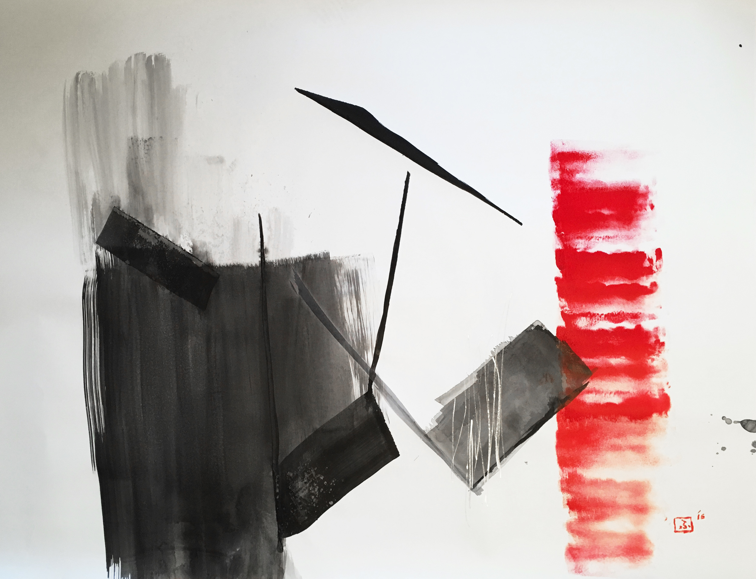 Samurai with Cherry Tree