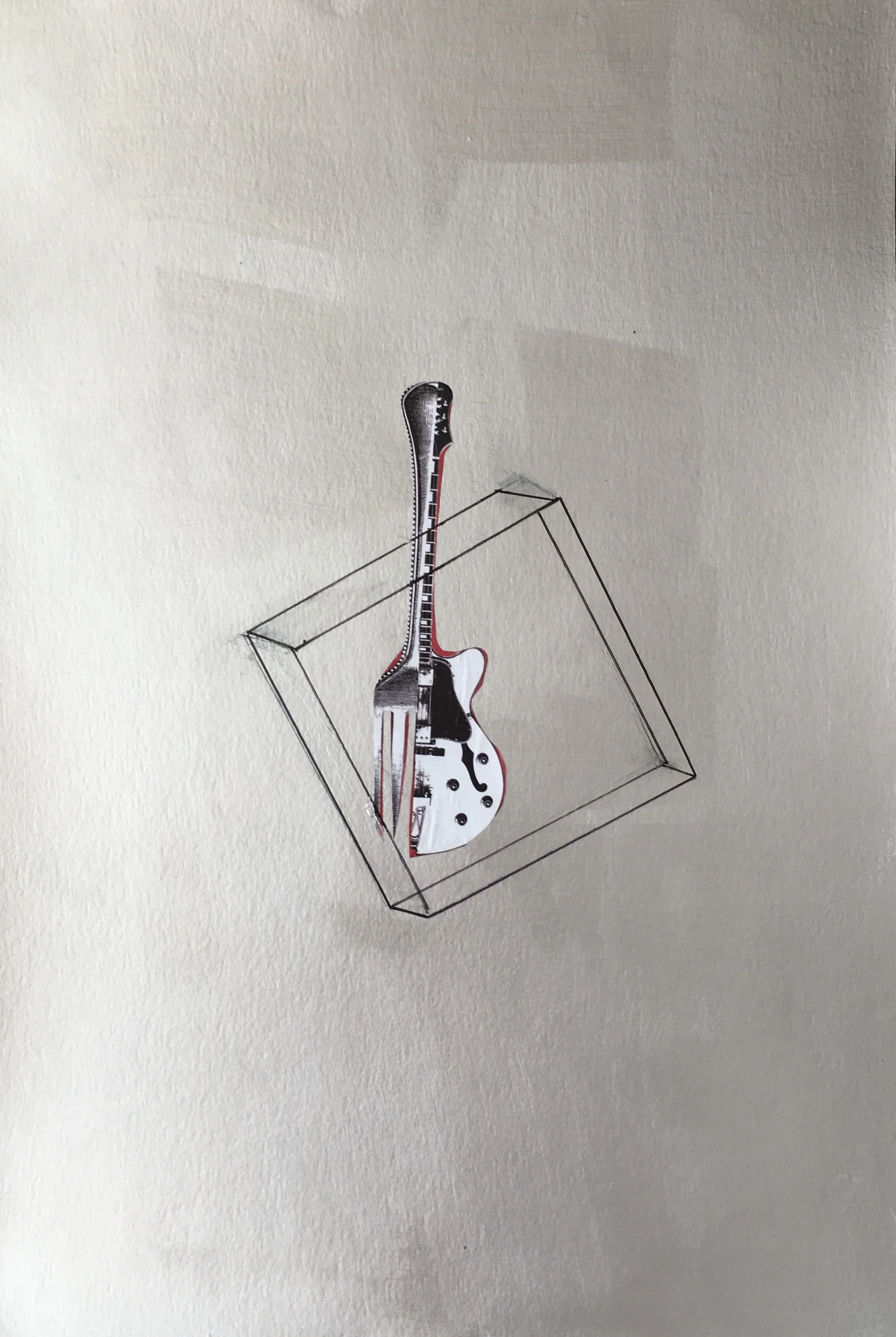 Folk and Guitar in invisible Box