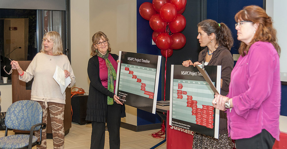 Members of the MSAPC leadership provided an overview of the organization's progress at its first anniversary celebration.