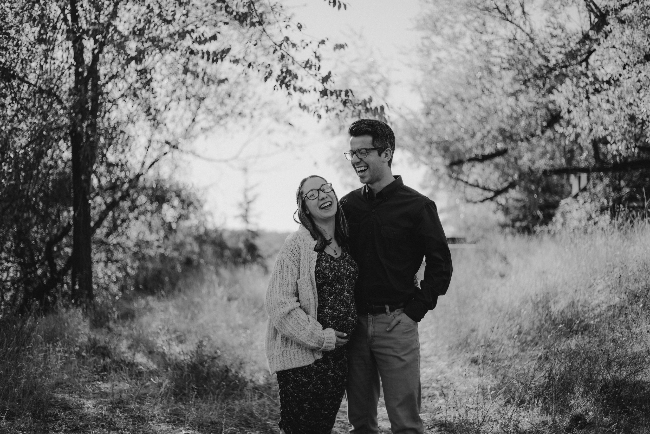 Jessica + Joel // riverside + rooftop maternity shoot