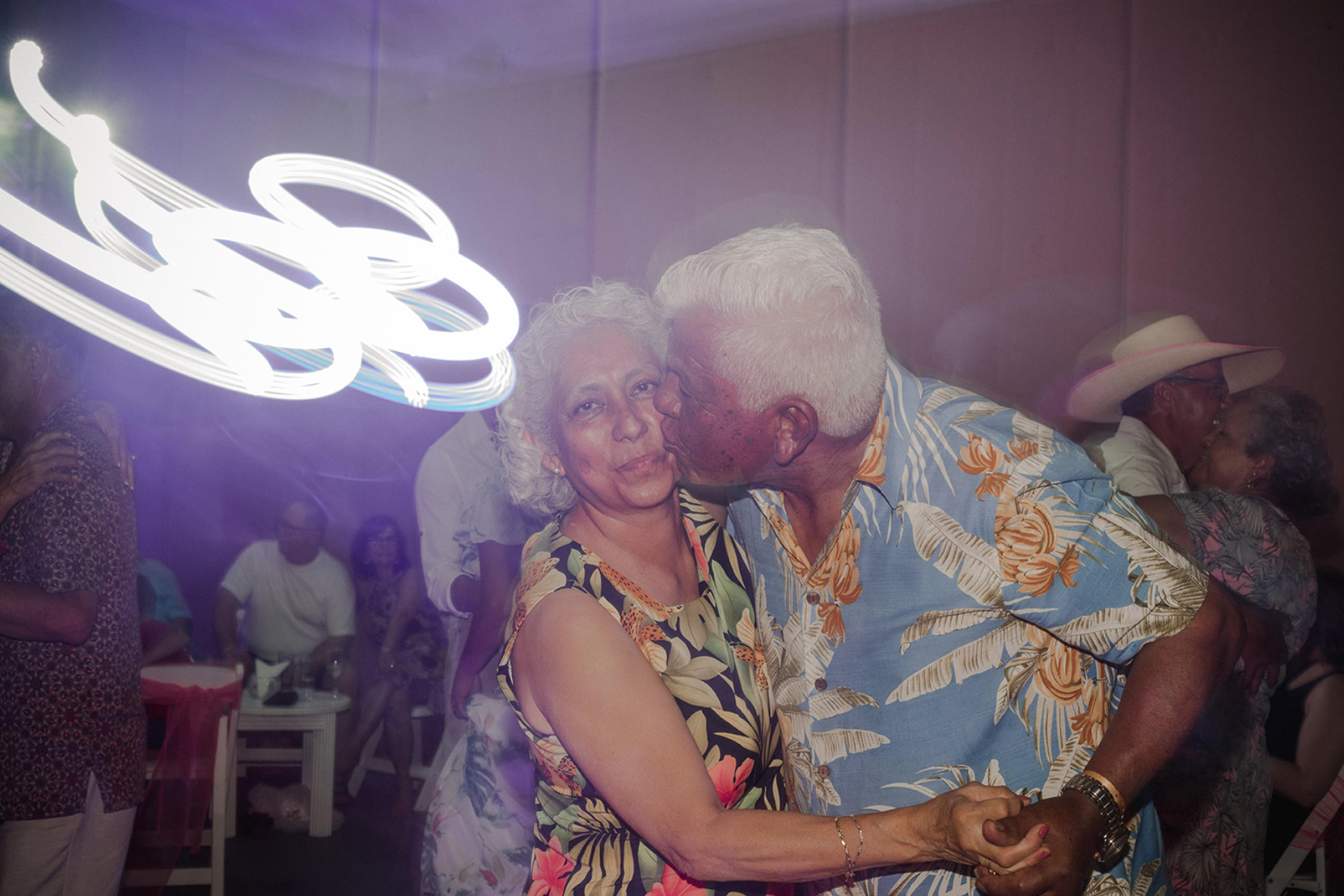 Wedding reception dance floor in Playa Del Carmen