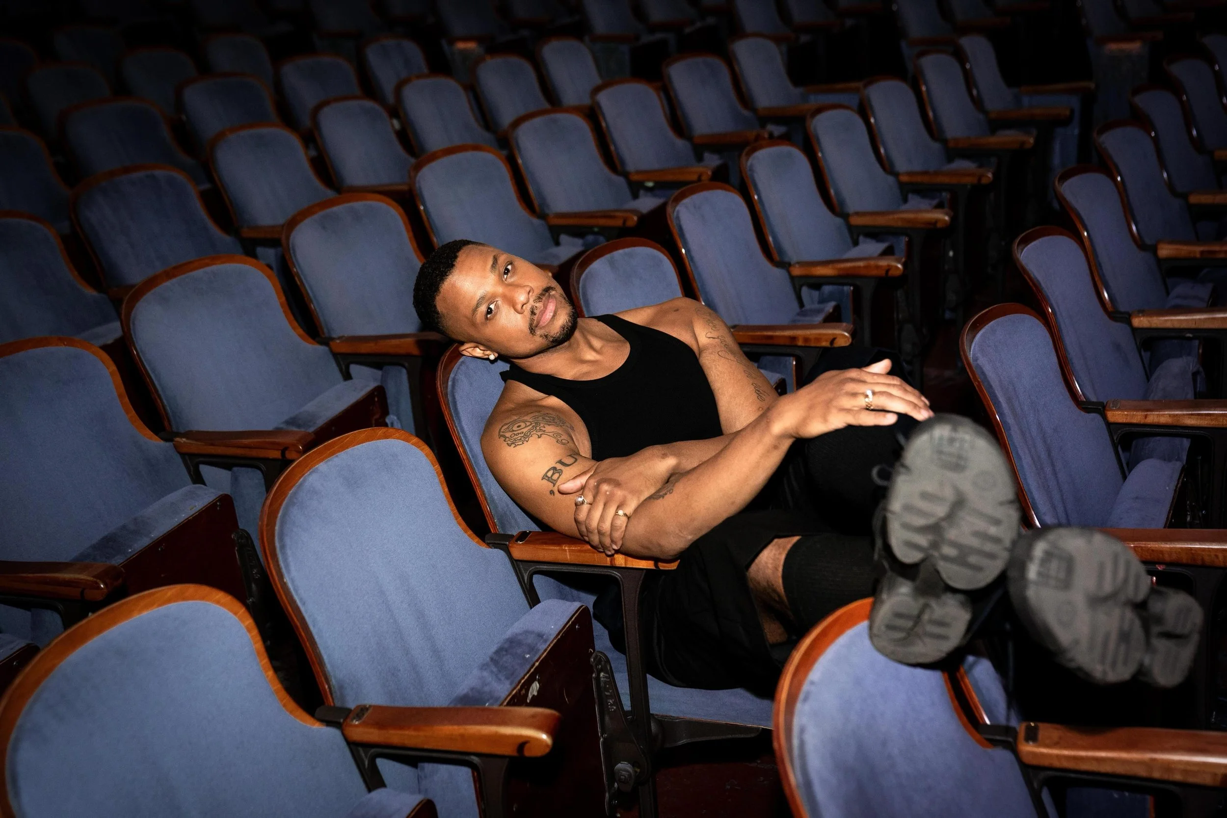 Dav&oacute;ne Tines, creator and star of Langston Hughes&rsquo; opera adaptation of Black Clown, for @phillyinquirer.