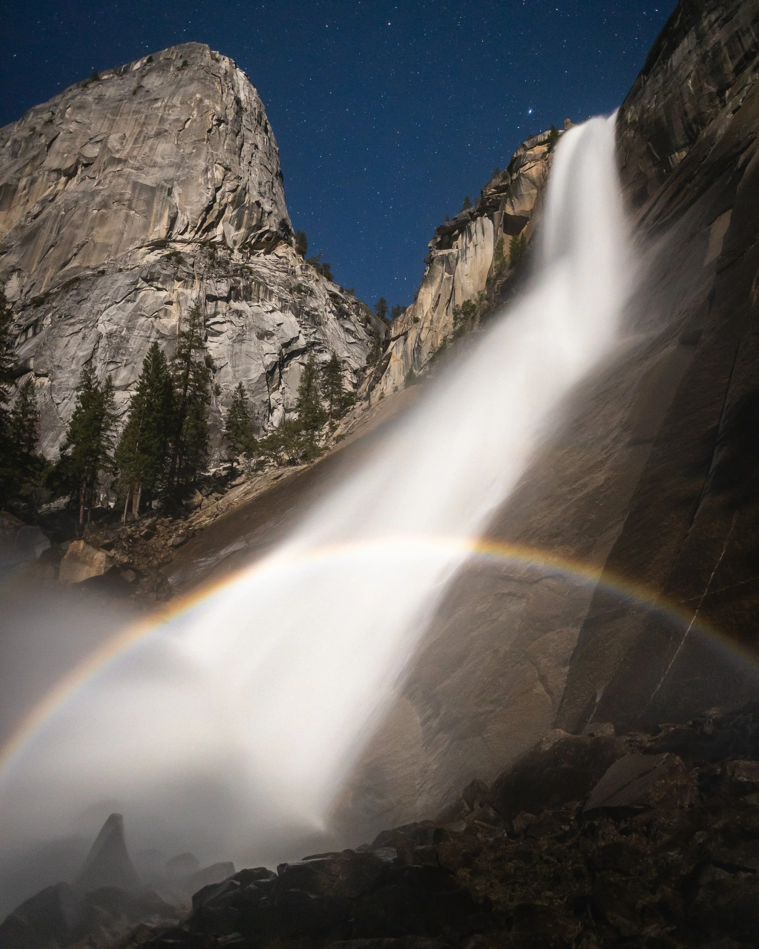 Nevada Fall Moonbow