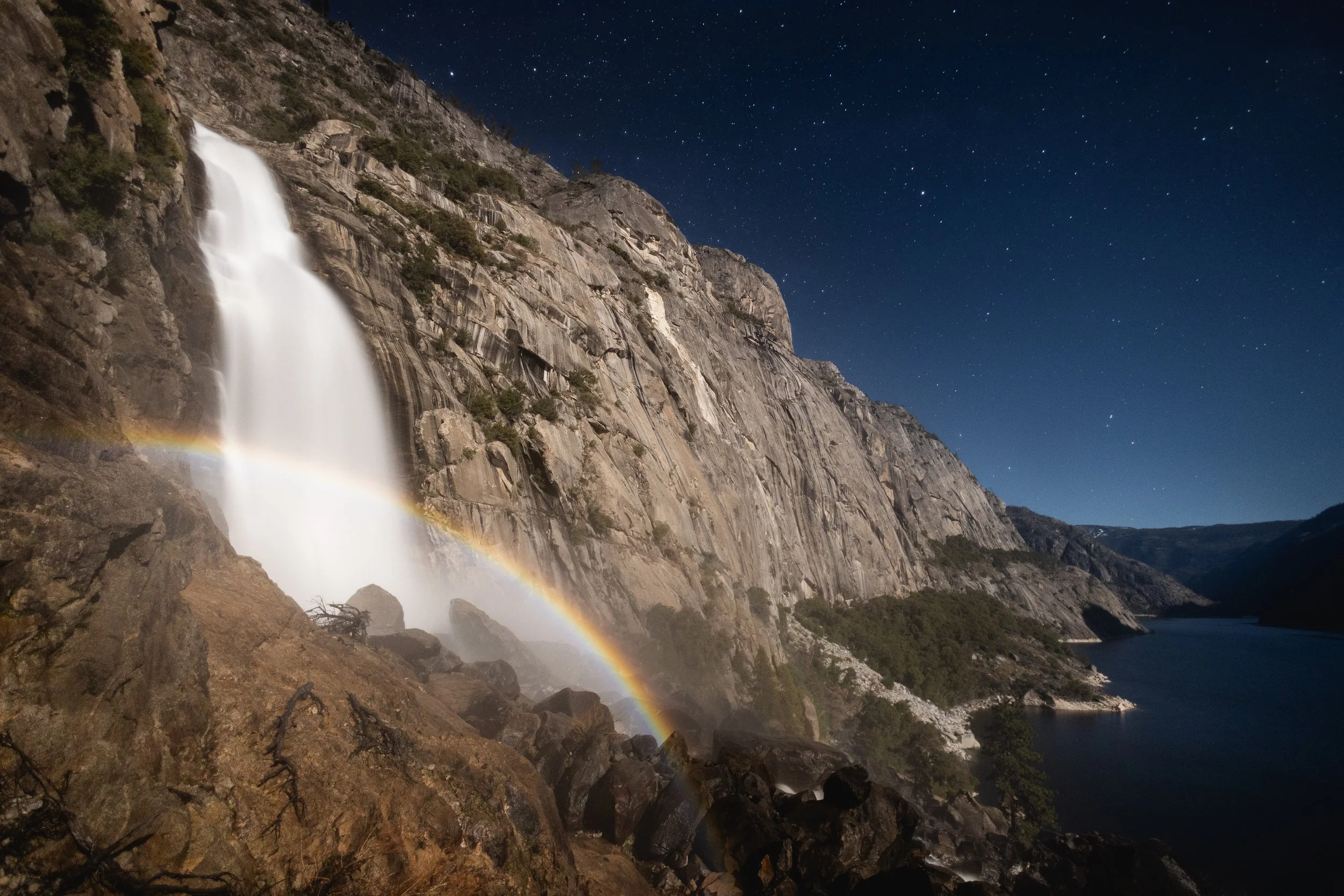 Wapama Falls Moonbow