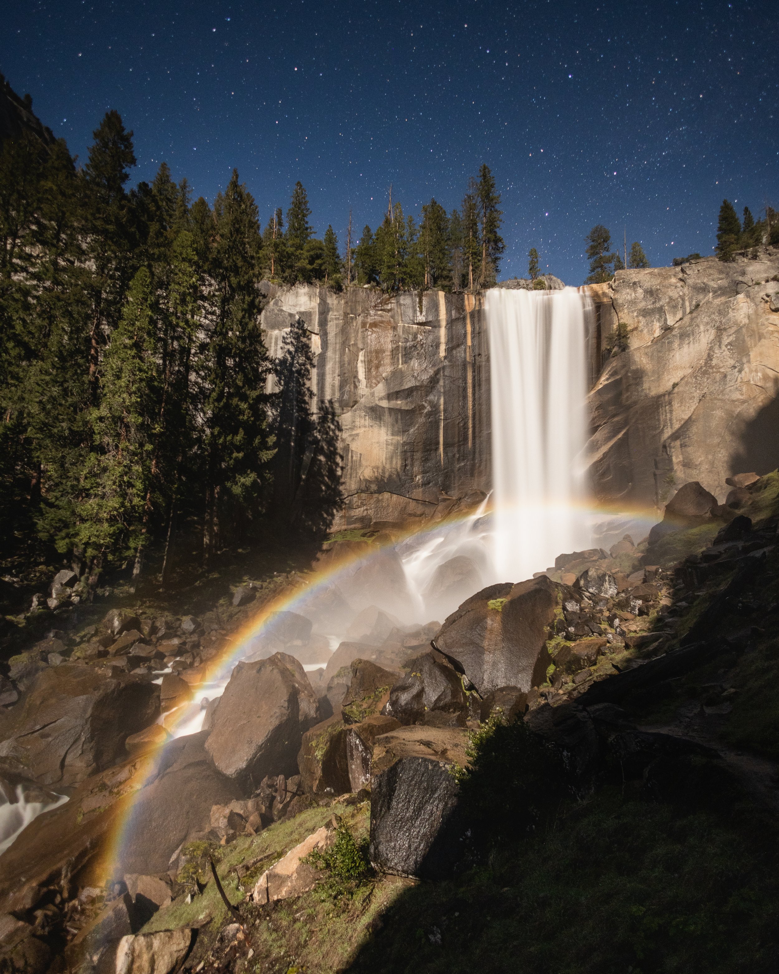 Vernal Fall Moonbow