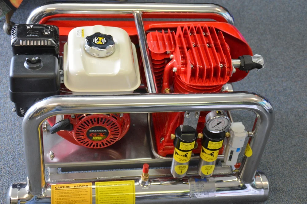 Wolf Air Petrol Dive Compressor Hookah Diving — Wolf Air Dive Compressors Hookahs Australian