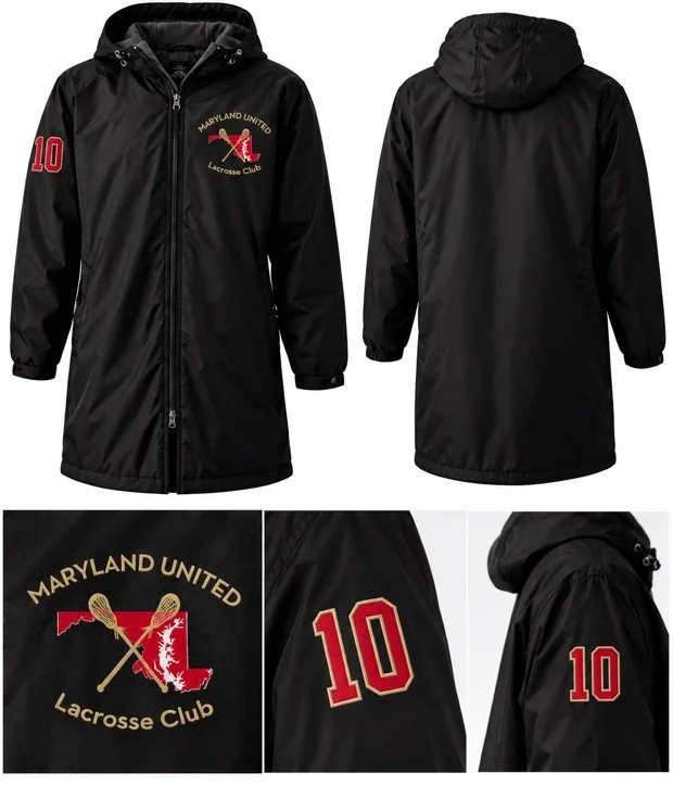 Holloway Conquest Sideline Jacket--NUMBER ON SLEEVE