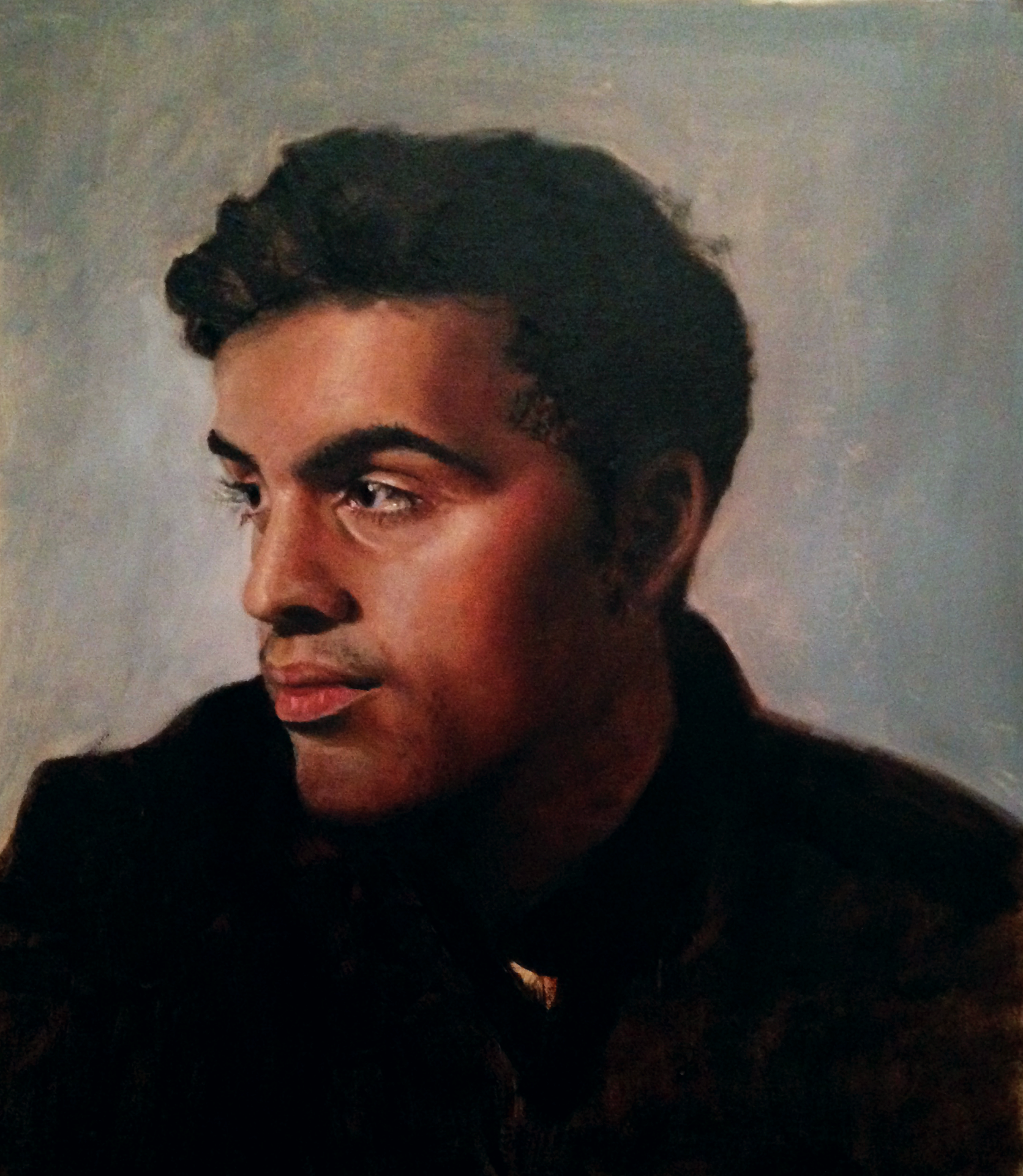 Portrait of a Man in Black