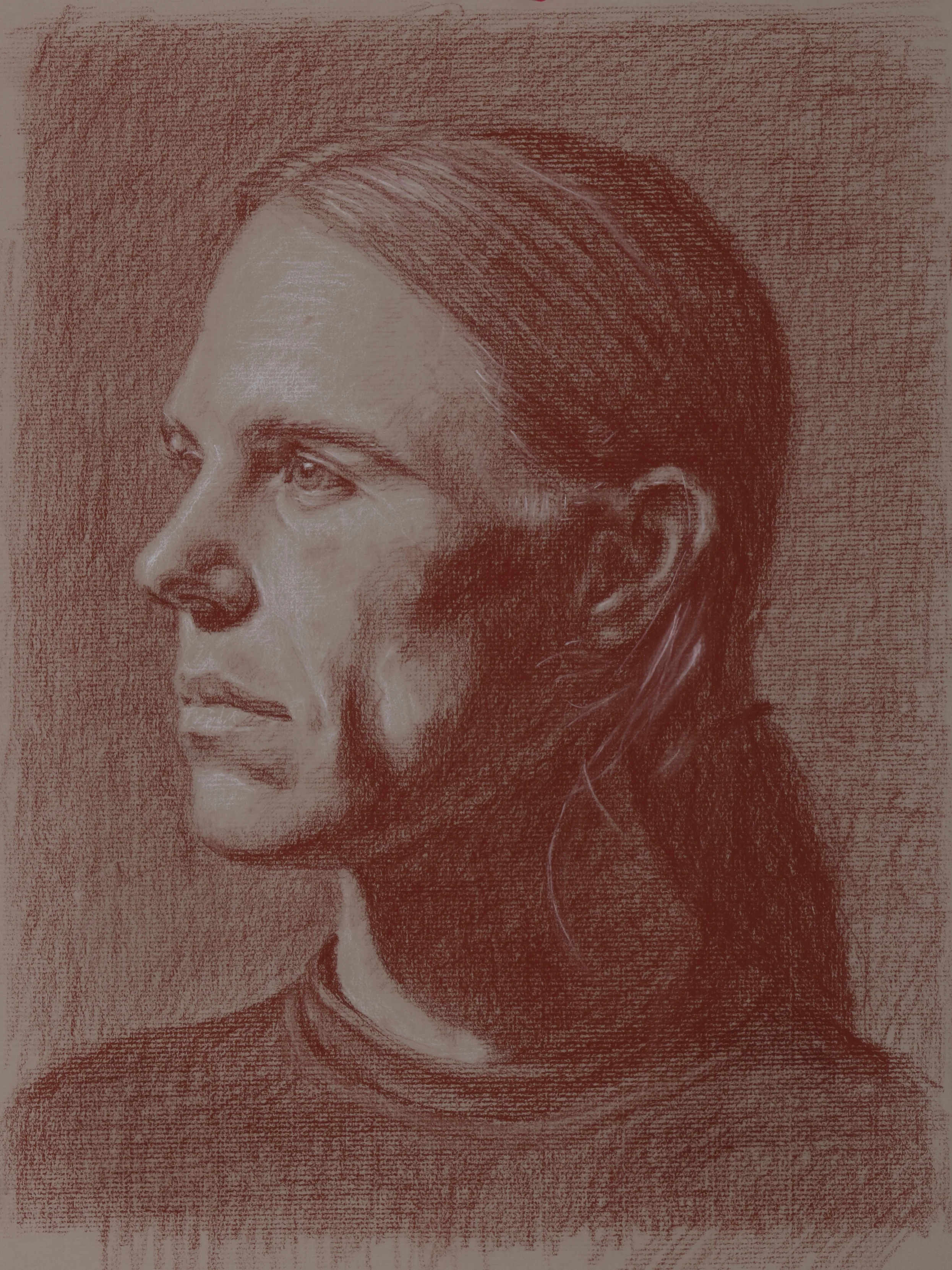 Portrait of a Man in Three-quarters View