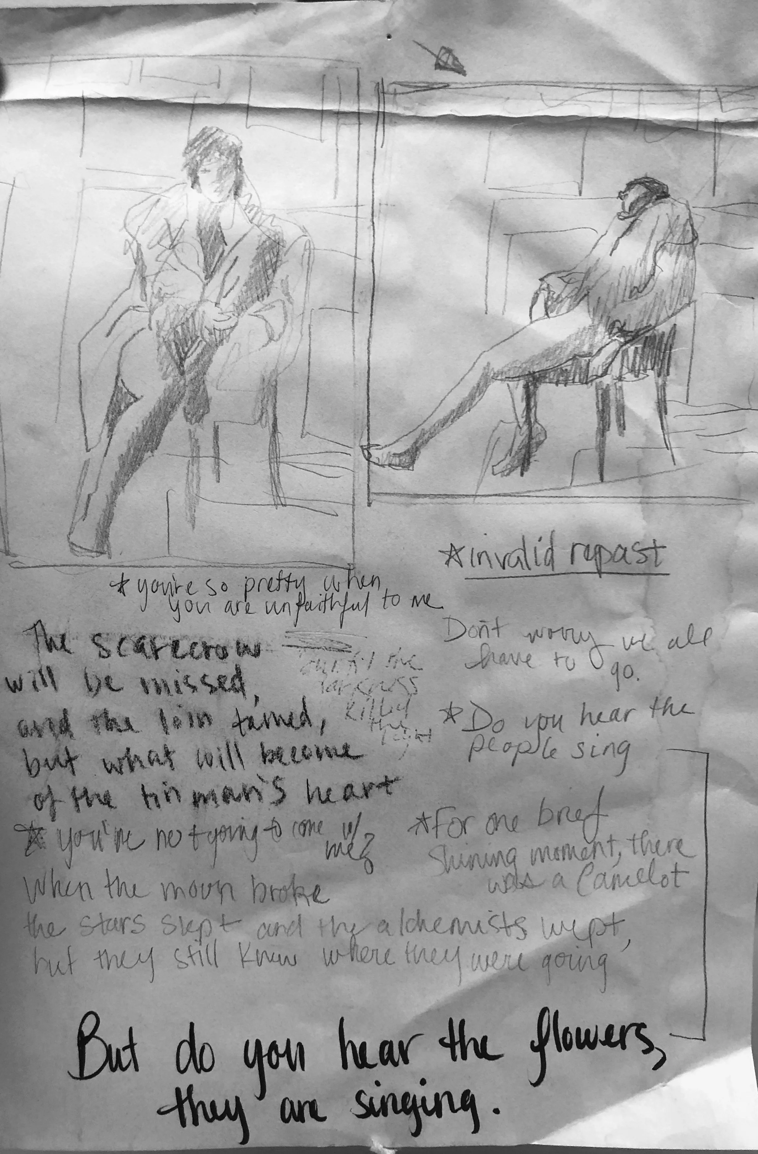 selection from sketchbook page