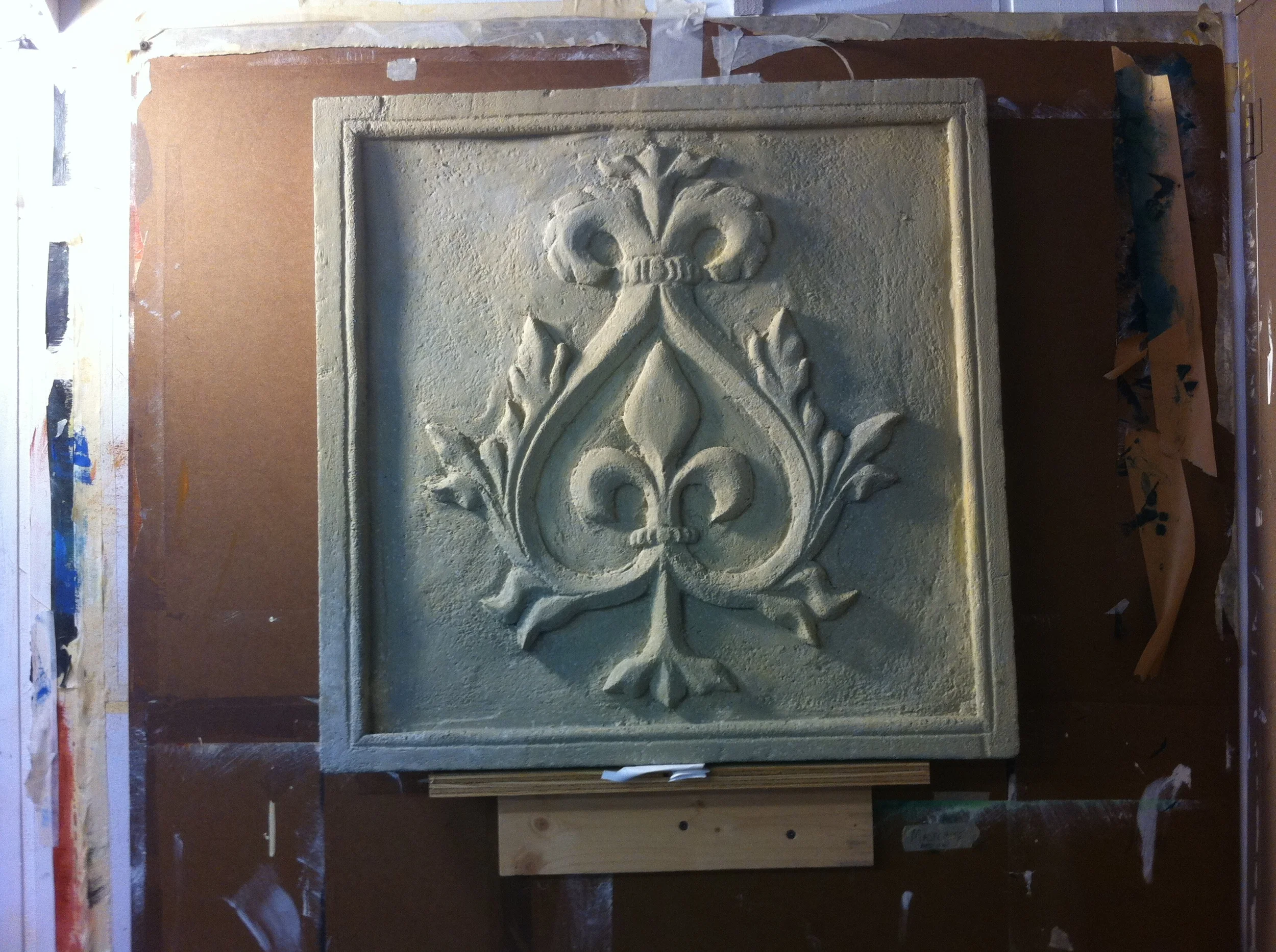 Textured foam carving