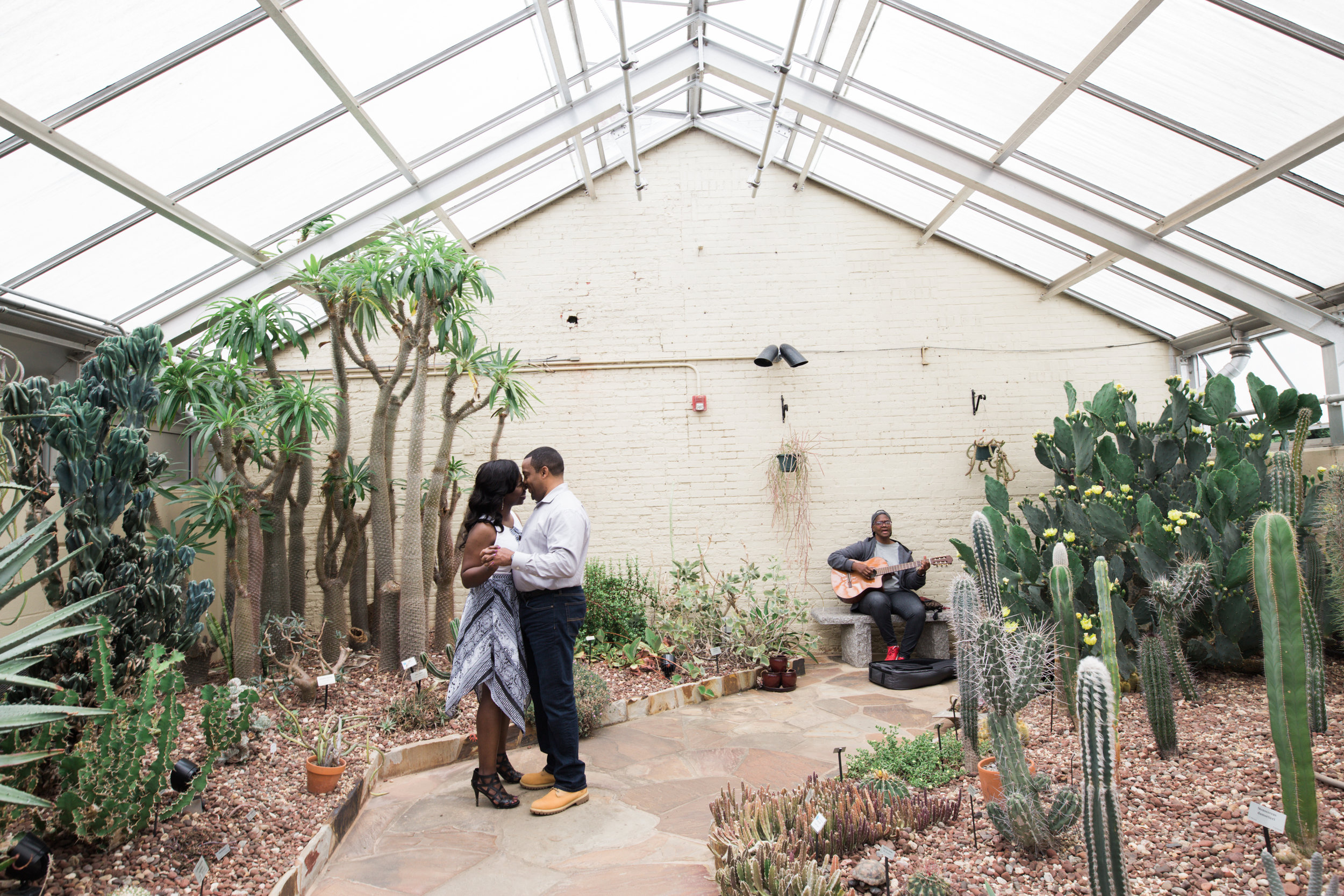 Karen Rob S Engagement At H P Rawlings Conservatory And