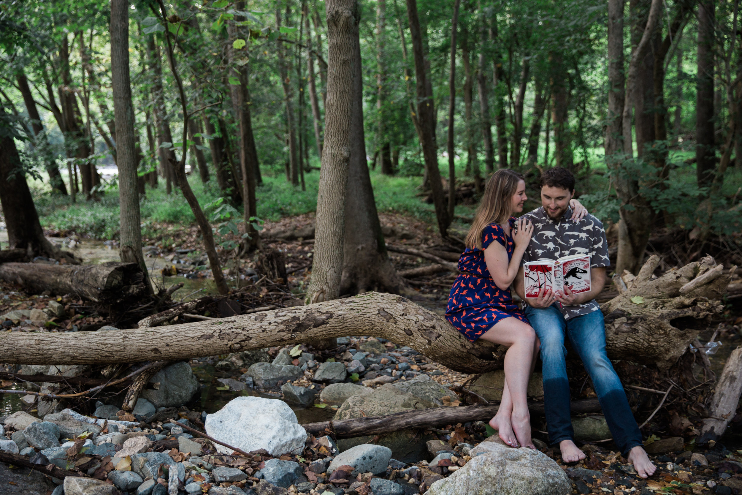 Creative Jurassic Park Engagement Session in Maryland-5.jpg