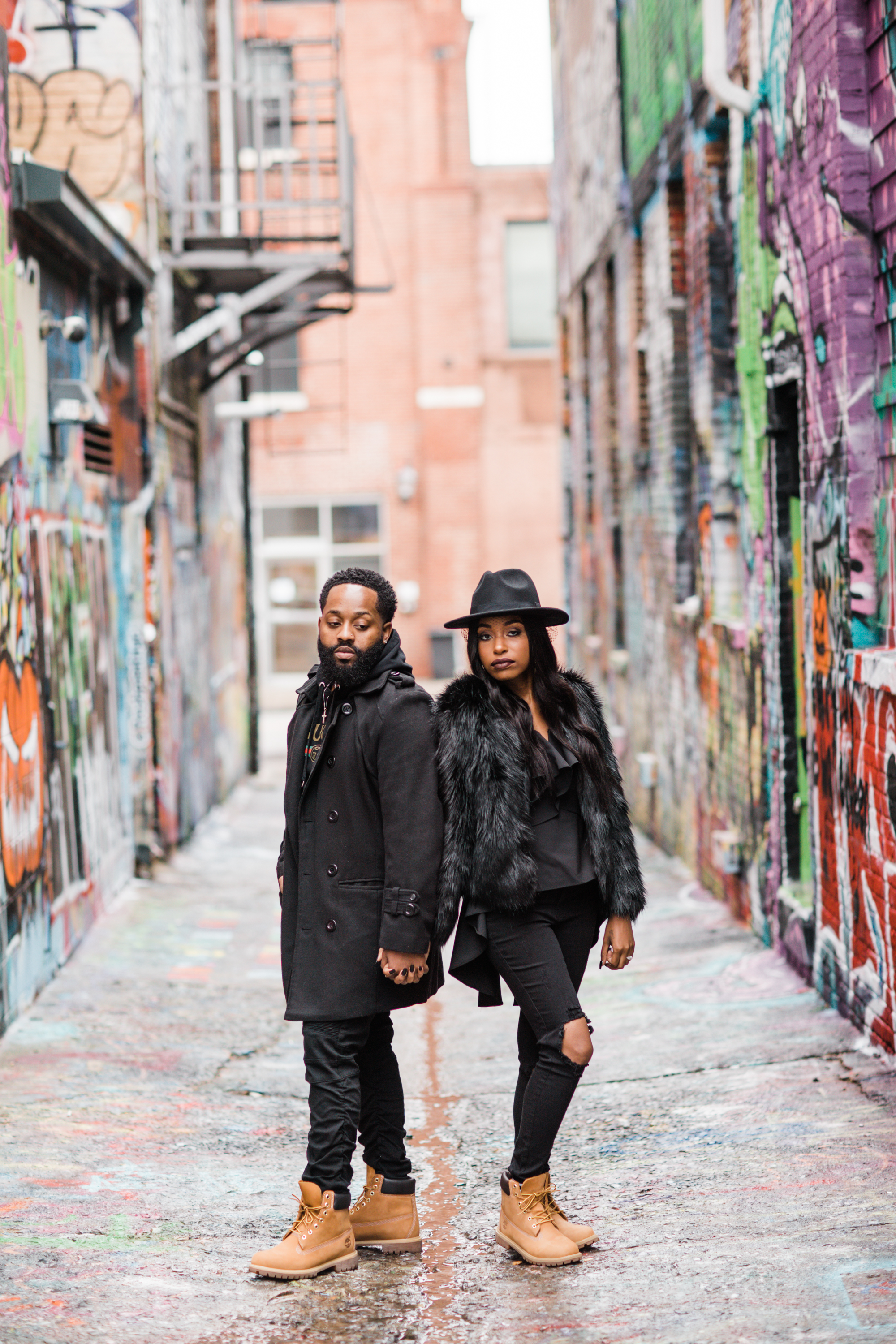 Creative Baltimore Graffiti Alley Engagement Session Megapixels Media Photography-6.jpg