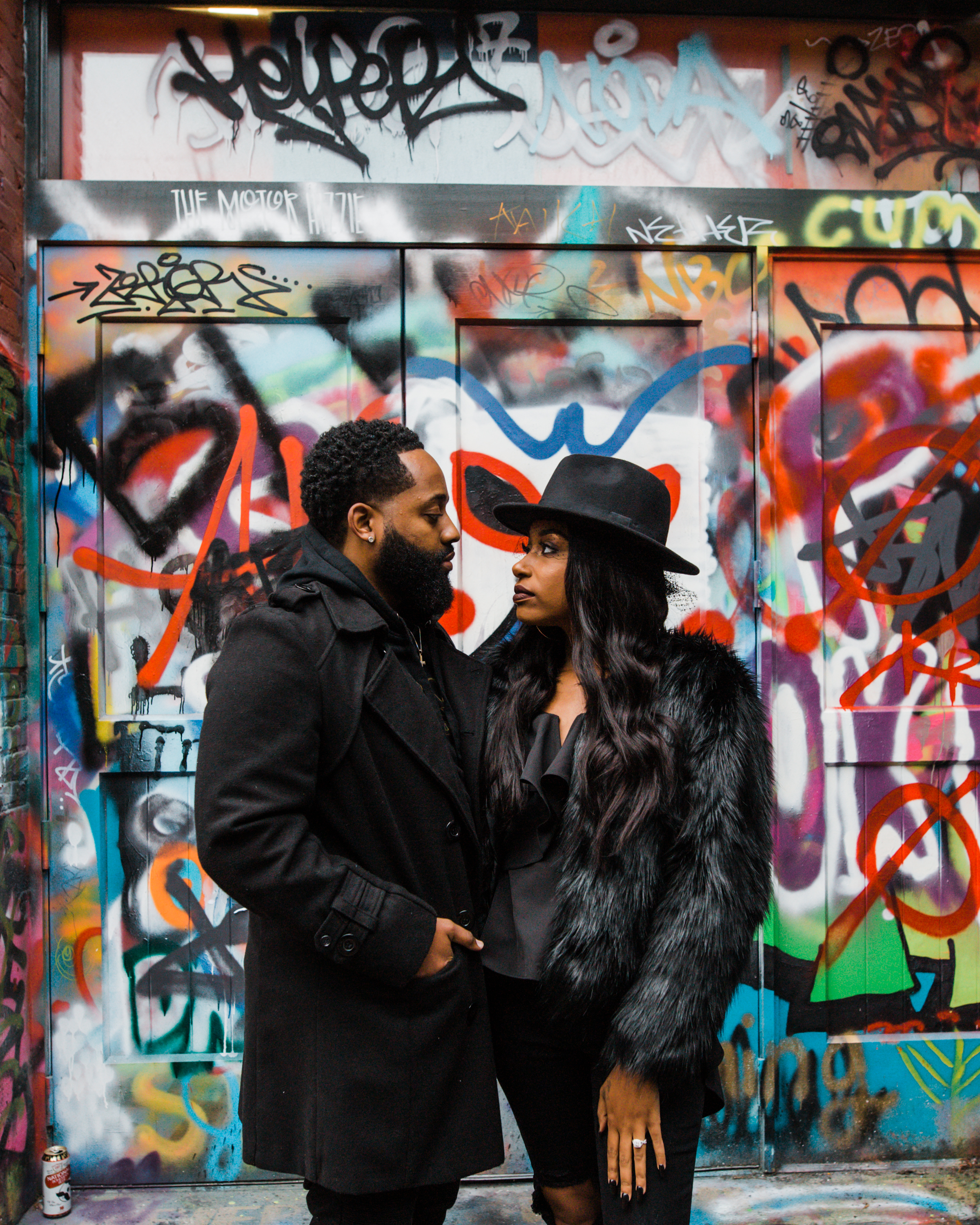 Creative Baltimore Graffiti Alley Engagement Session Megapixels Media Photography-13.jpg