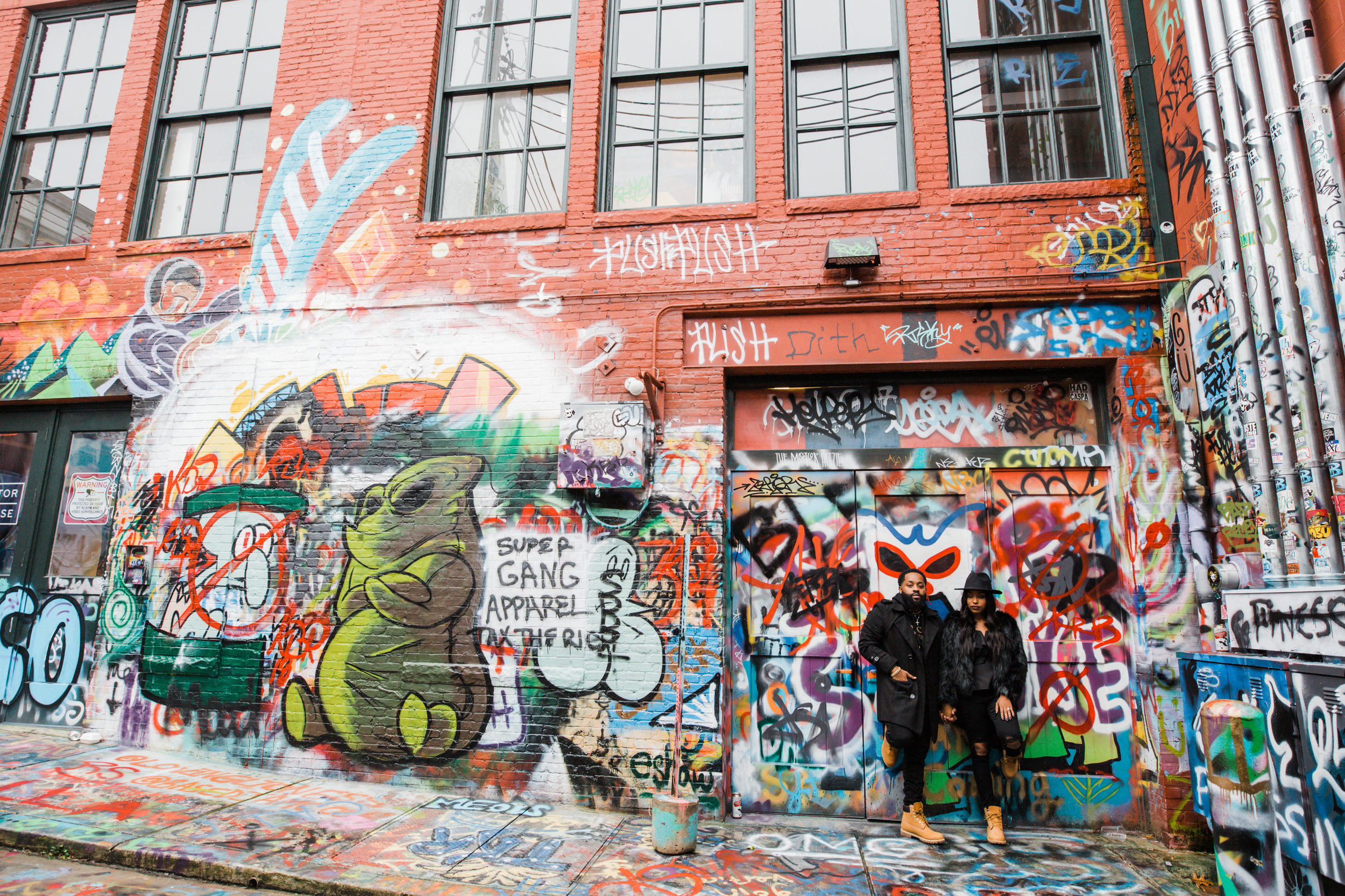 Creative Baltimore Graffiti Alley Engagement Session Megapixels Media Photography-16.jpg