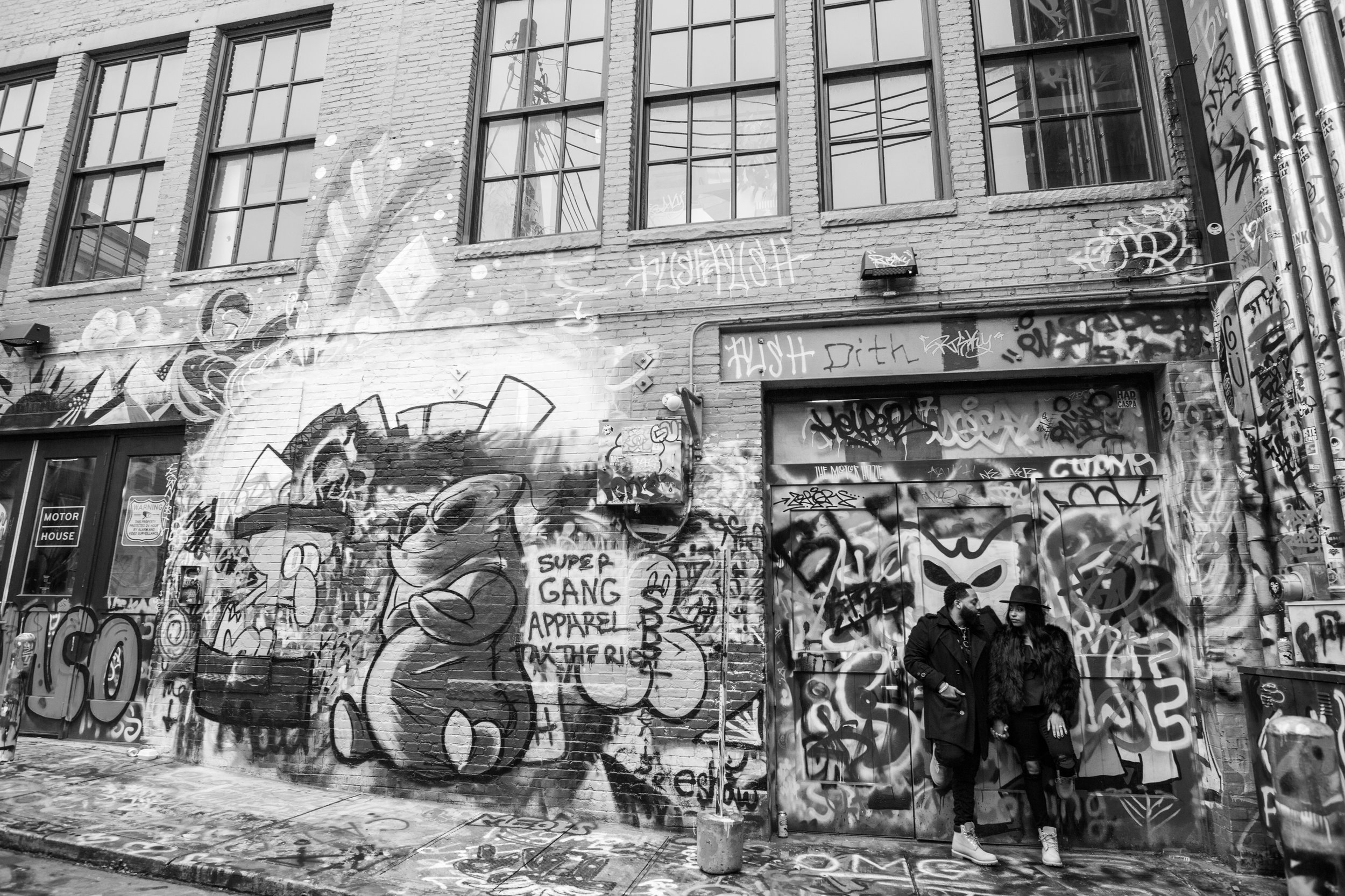 Creative Baltimore Graffiti Alley Engagement Session Megapixels Media Photography-18.jpg