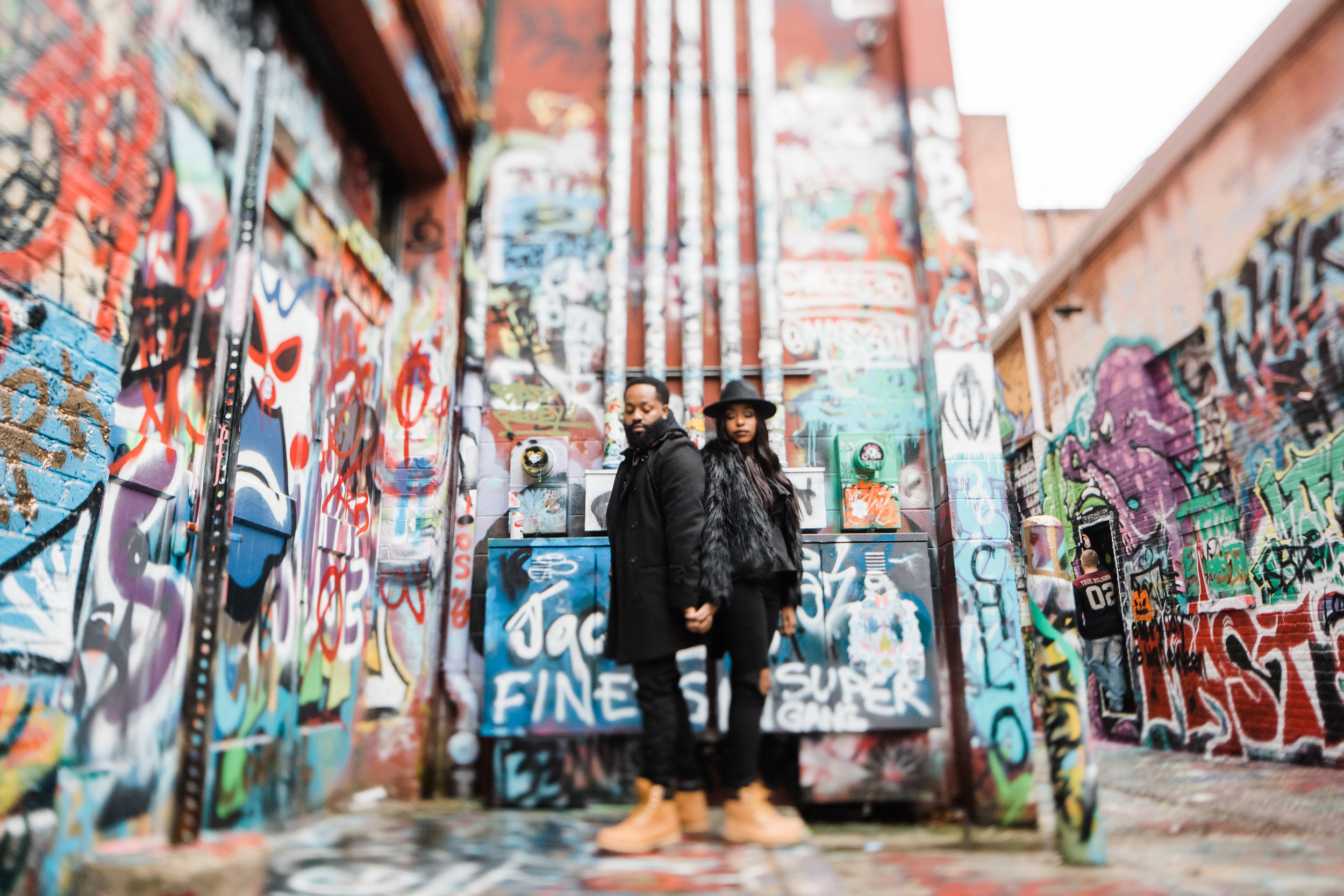 Creative Baltimore Graffiti Alley Engagement Session Megapixels Media Photography-19.jpg