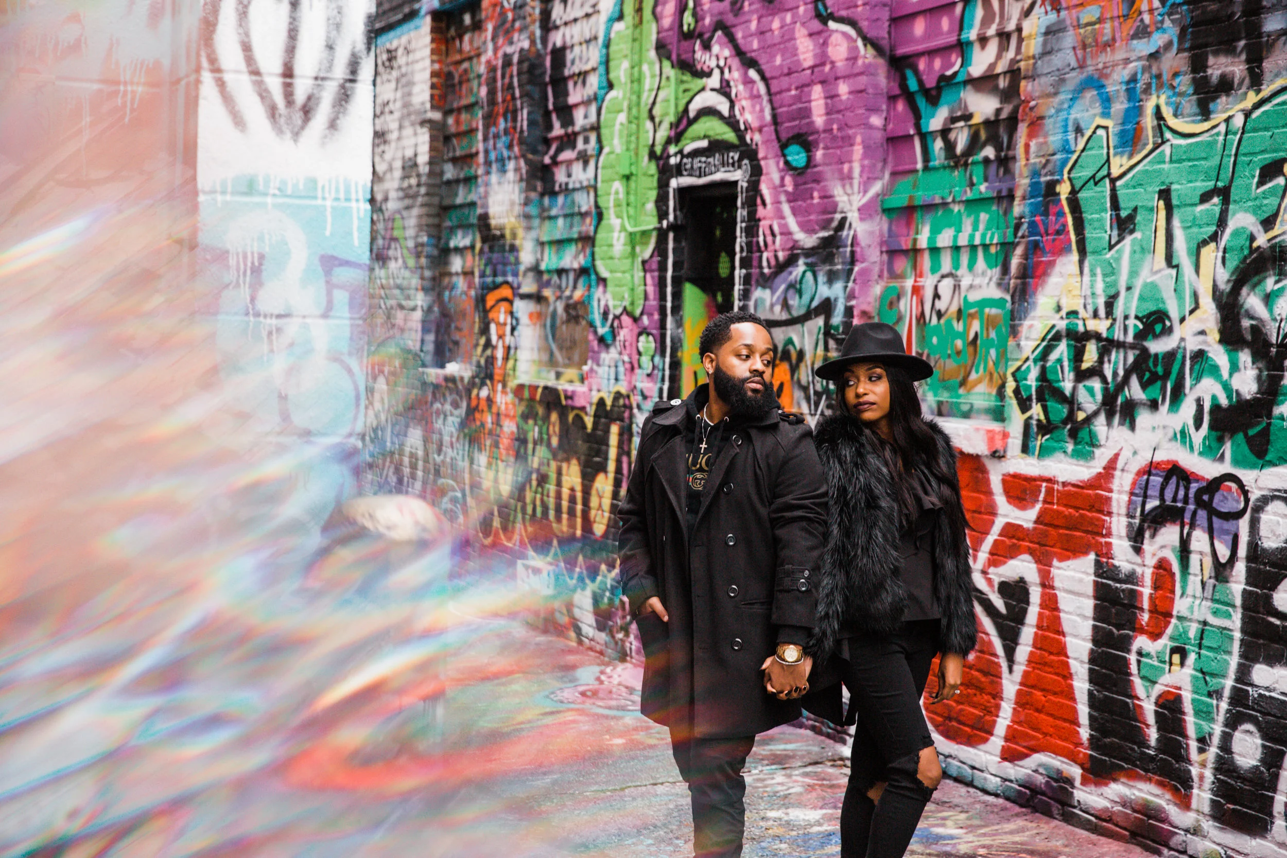 Creative Baltimore Graffiti Alley Engagement Session Megapixels Media Photography-39.jpg