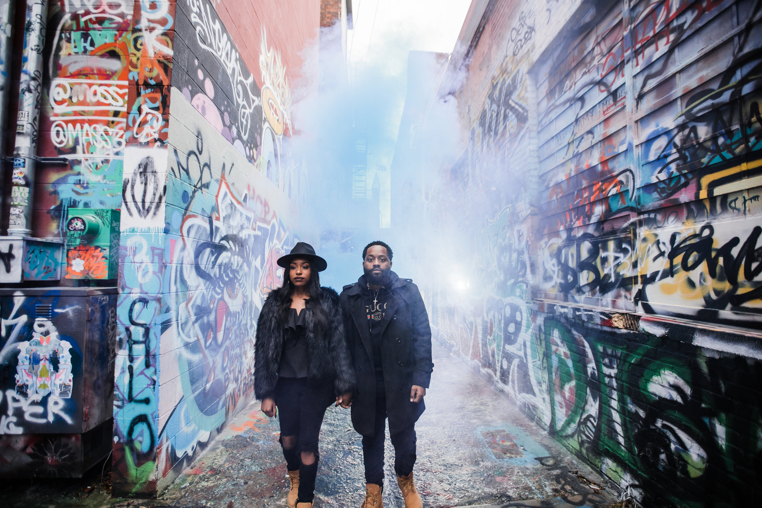 Creative Baltimore Graffiti Alley Engagement Session Megapixels Media Photography-49.jpg