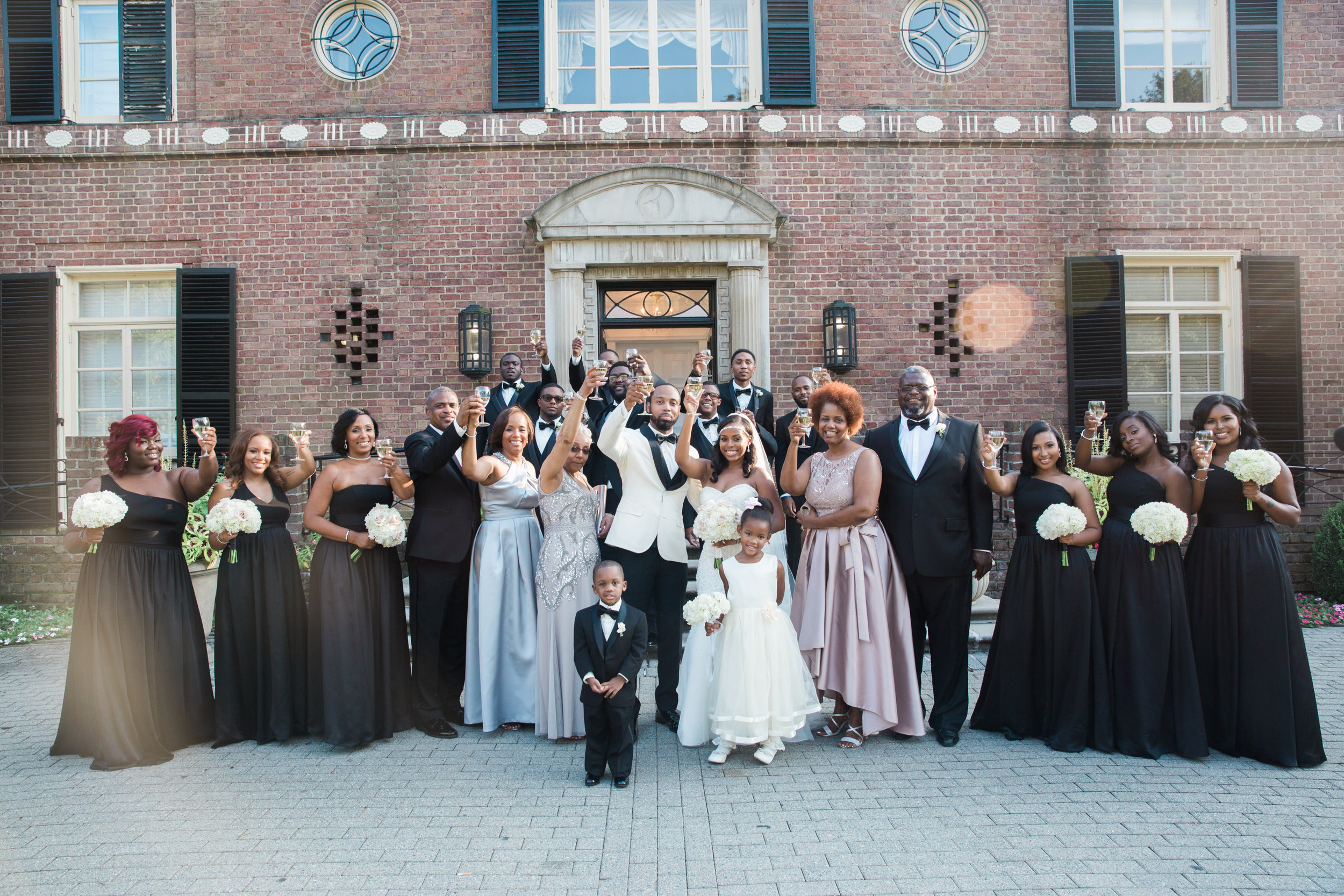 Black Wedding Photographer in Washington DC Megapixels Media black bridesmaids dresses.jpg