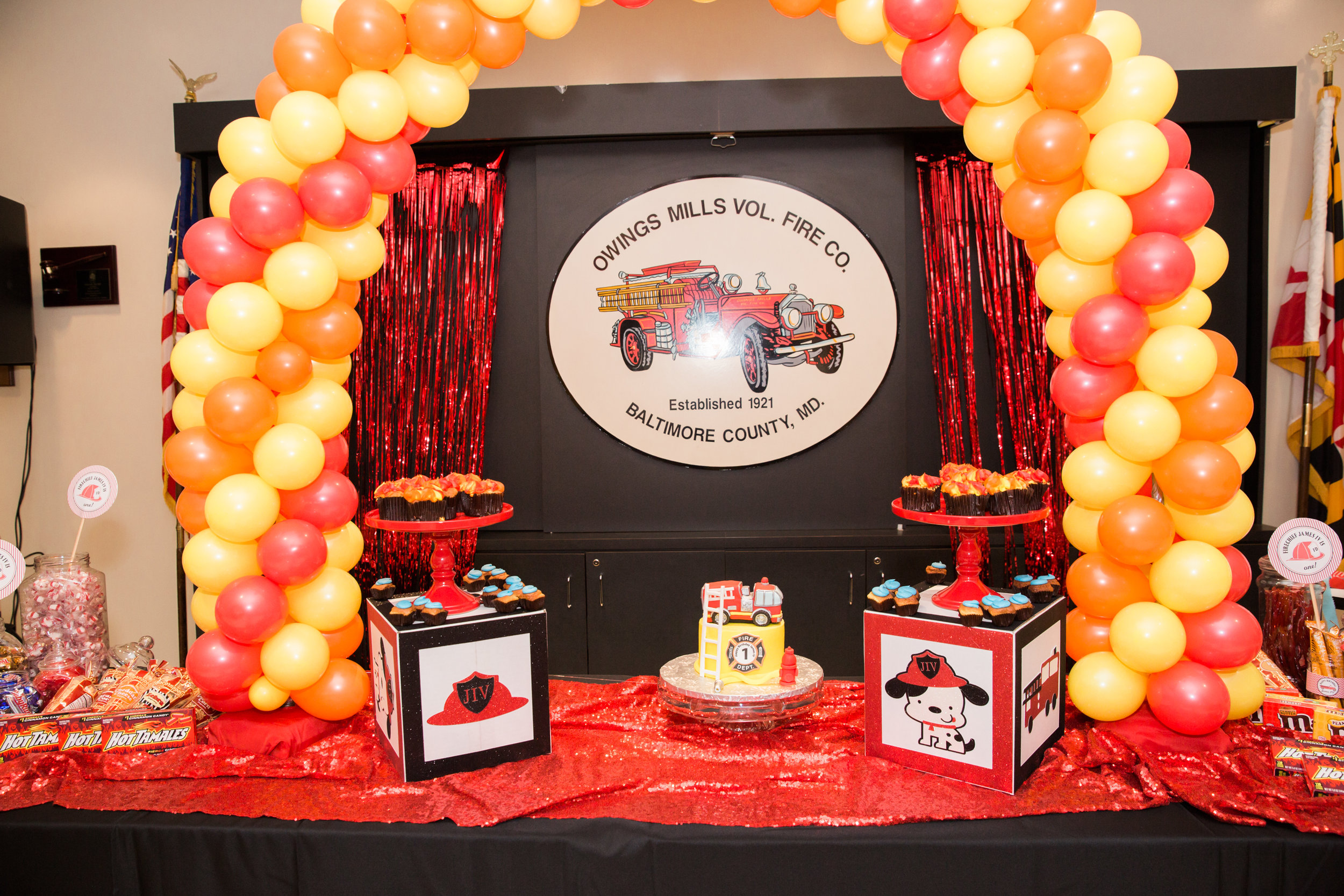 Fireman Birthday Party Ideas  Decorations Owings Mills Fire Department Maryland Family Photographers Megapixels Media Photography (41 of 55).jpg