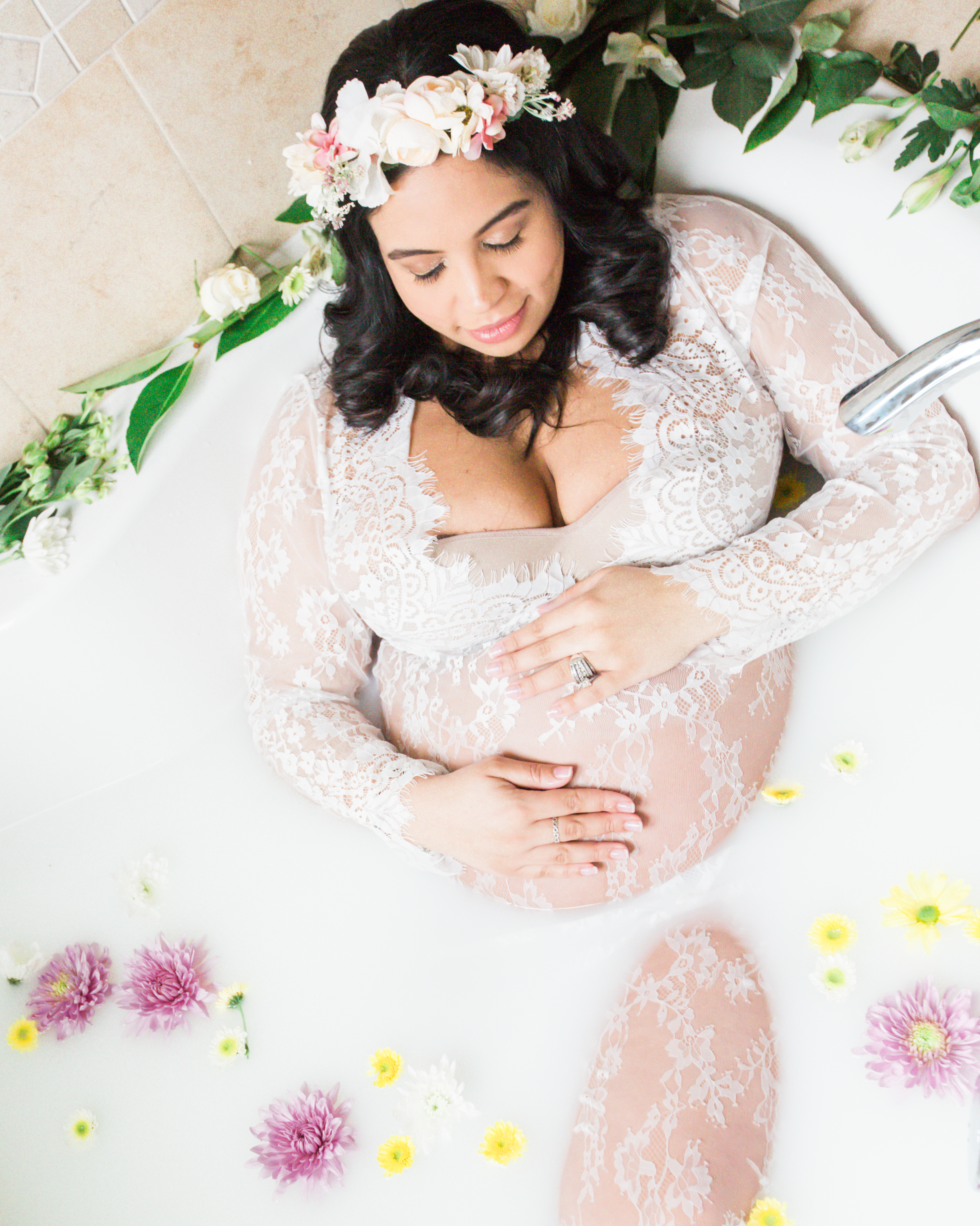 Best Ingredients for a Milk Bath Baltimore Black Mom Maternity Photographer Megapixels Media Photography-9.jpg
