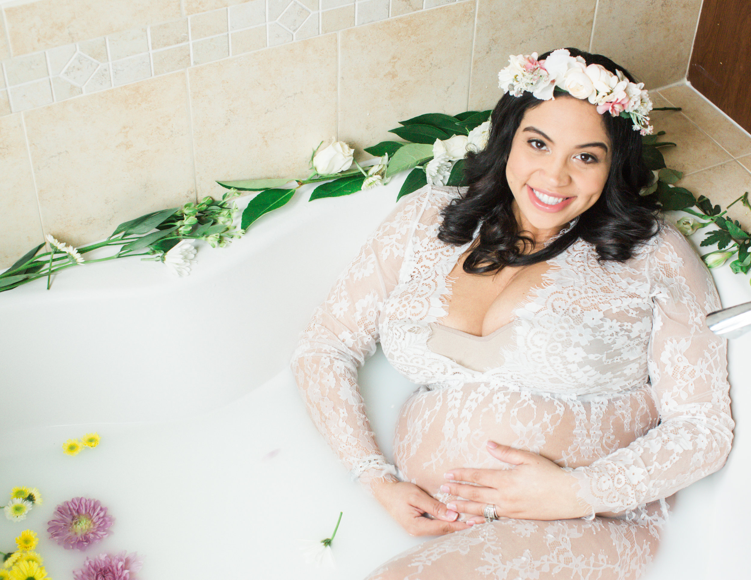 Best Ingredients for a Milk Bath Baltimore Black Mom Maternity Photographer Megapixels Media Photography-15.jpg