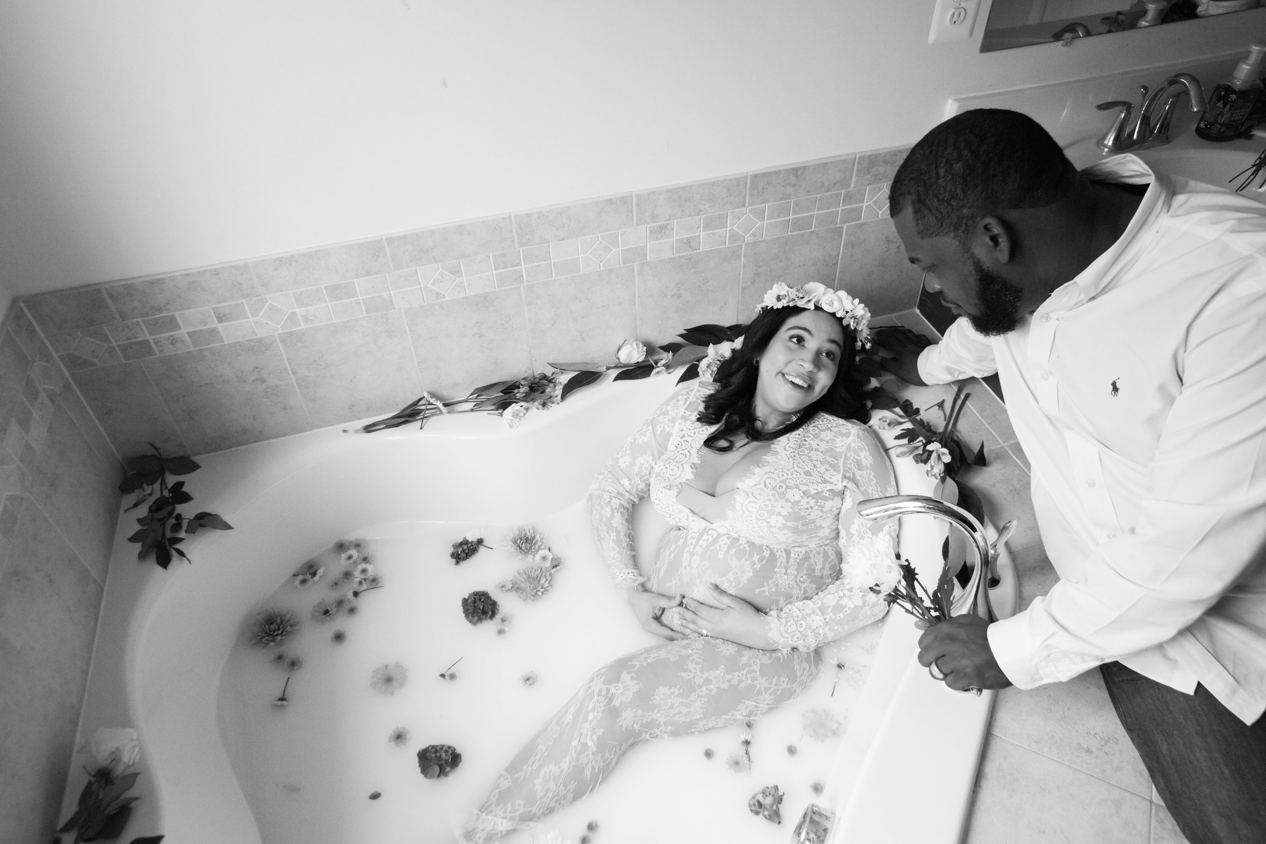 Best Ingredients for a Milk Bath Baltimore Black Mom Maternity Photographer Megapixels Media Photography-17.jpg