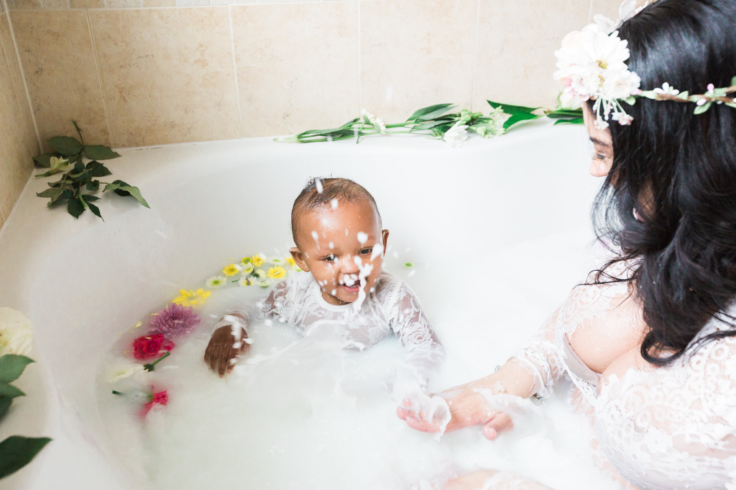Best Ingredients for a Milk Bath Baltimore Black Mom Maternity Photographer Megapixels Media Photography-24.jpg