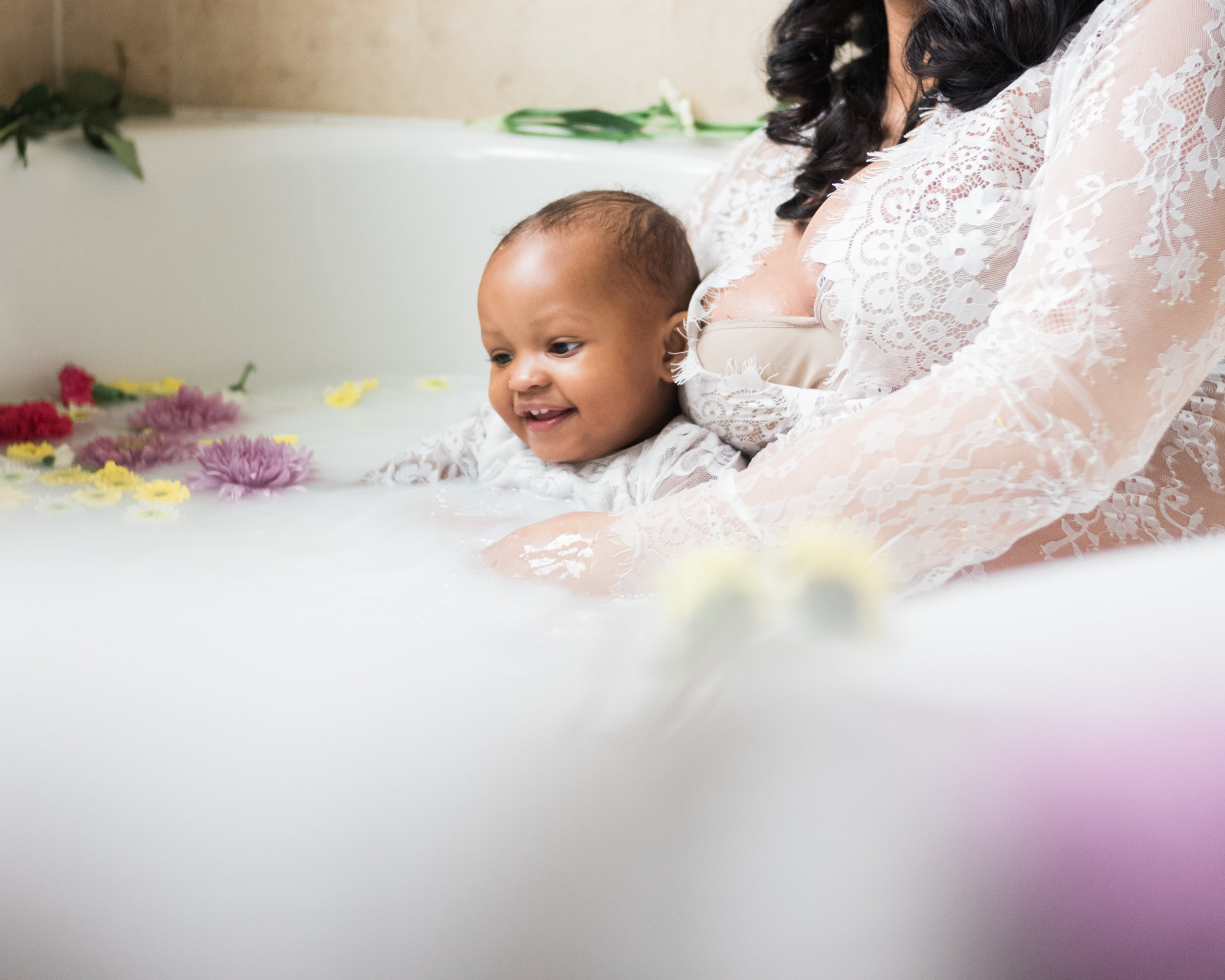 Best Ingredients for a Milk Bath Baltimore Black Mom Maternity Photographer Megapixels Media Photography-20.jpg