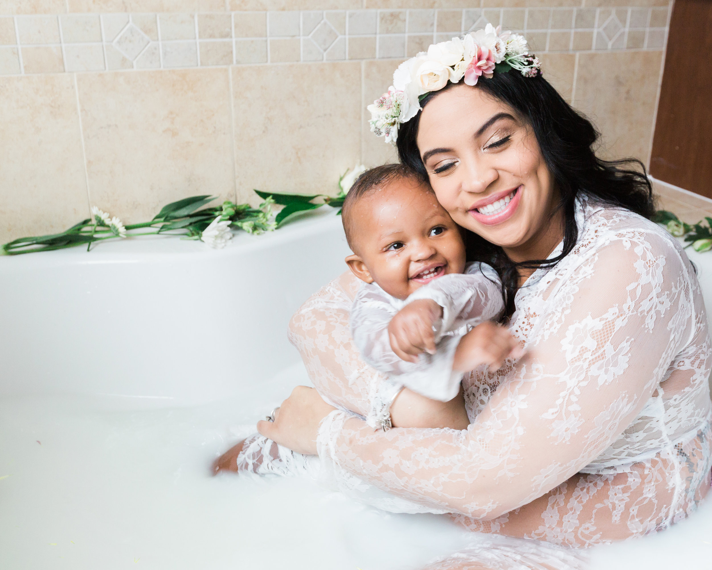 Best Ingredients for a Milk Bath Baltimore Black Mom Maternity Photographer Megapixels Media Photography-27.jpg