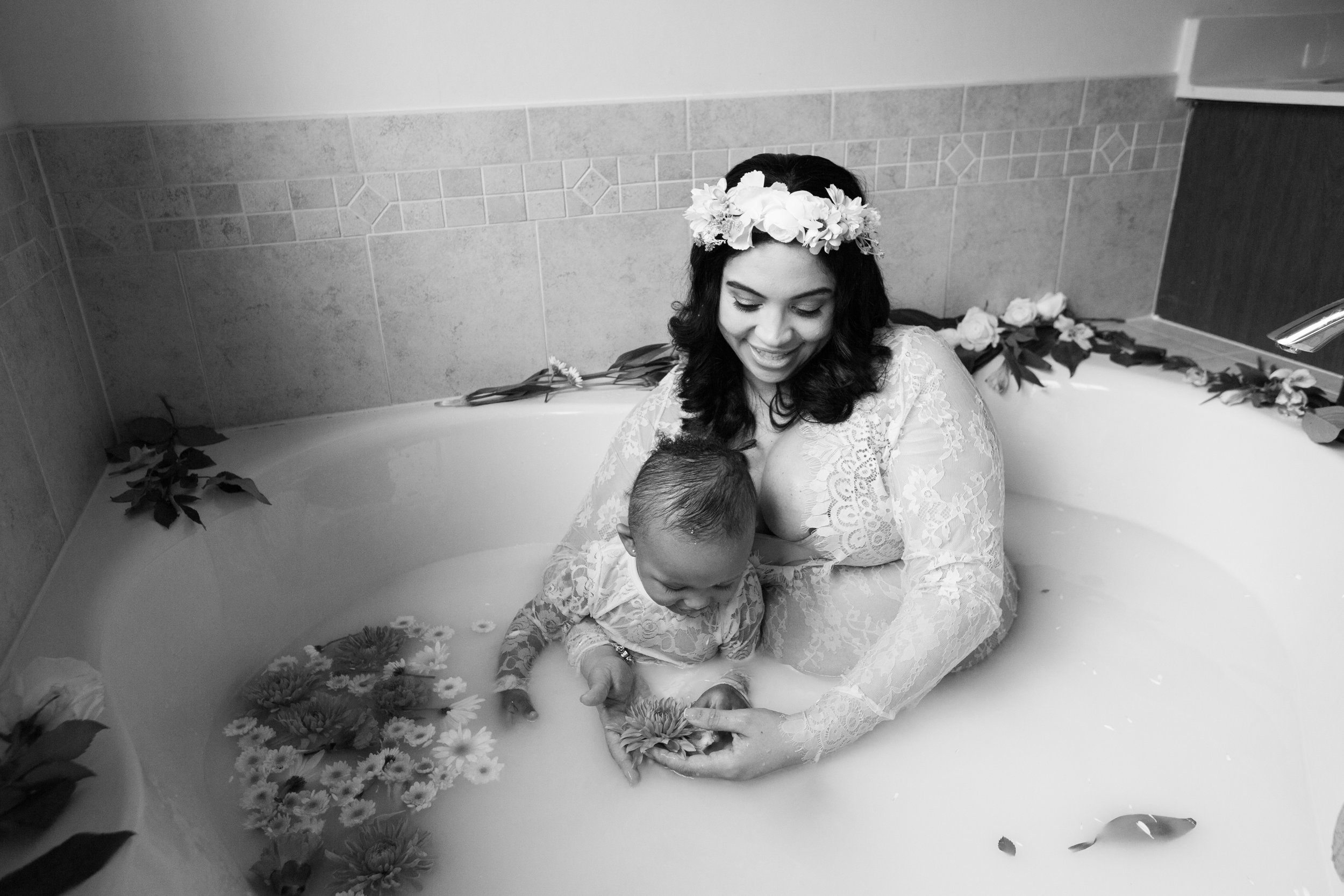 Best Ingredients for a Milk Bath Baltimore Black Mom Maternity Photographer Megapixels Media Photography-23.jpg