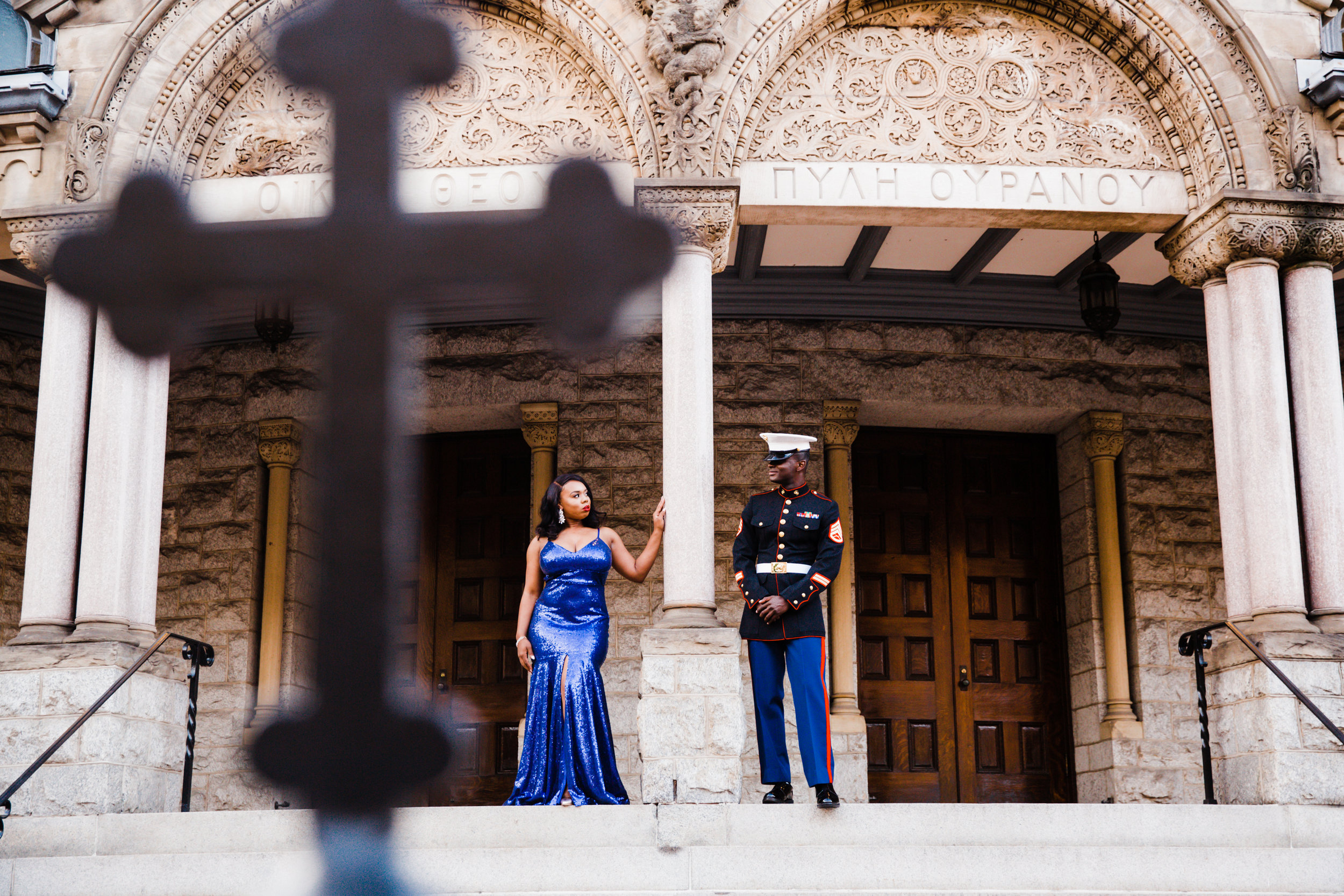 Royal Blue Marine Engagement Session Black Bride Wedding Photographers Megapixels Media Baltimore Maryland Photographers-5.jpg