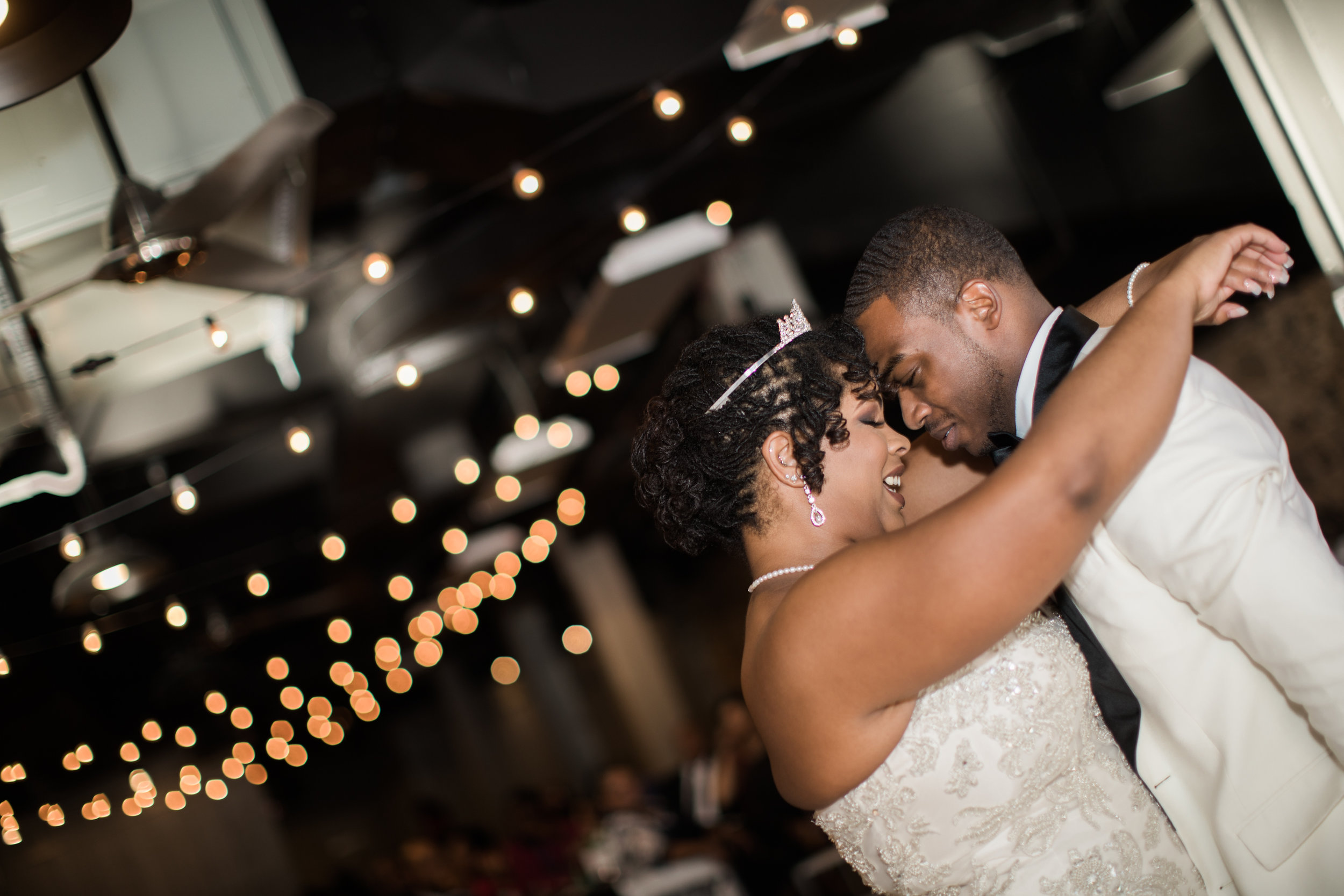 Main Street Ballroom Wedding Ellicott City Wedding Photographer Megapixels Media Photography Black Natural Hair Bride Black Bridesmaid Dresses (59 of 78).jpg