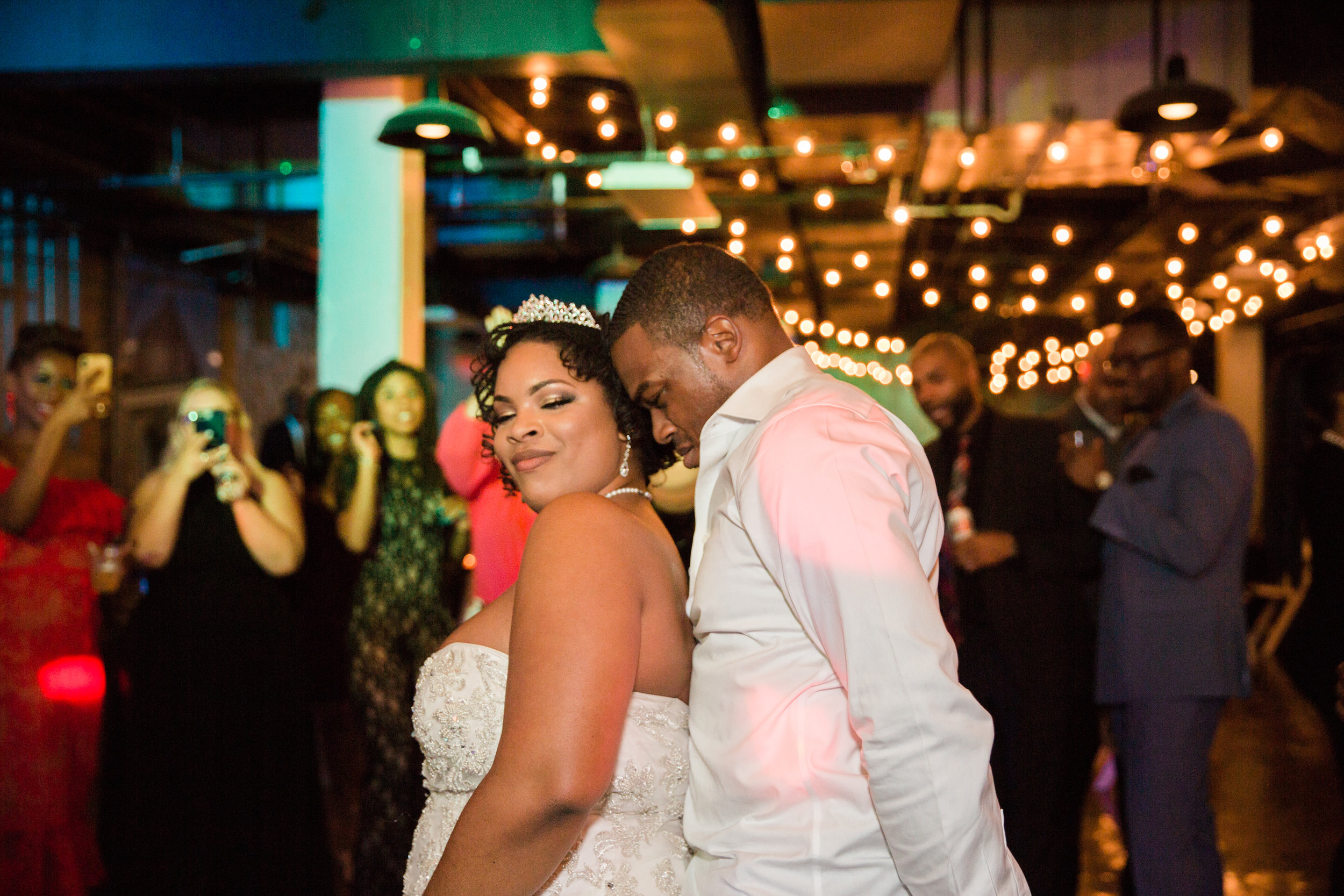 Main Street Ballroom Wedding Ellicott City Wedding Photographer Megapixels Media Photography Black Natural Hair Bride Black Bridesmaid Dresses (75 of 78).jpg