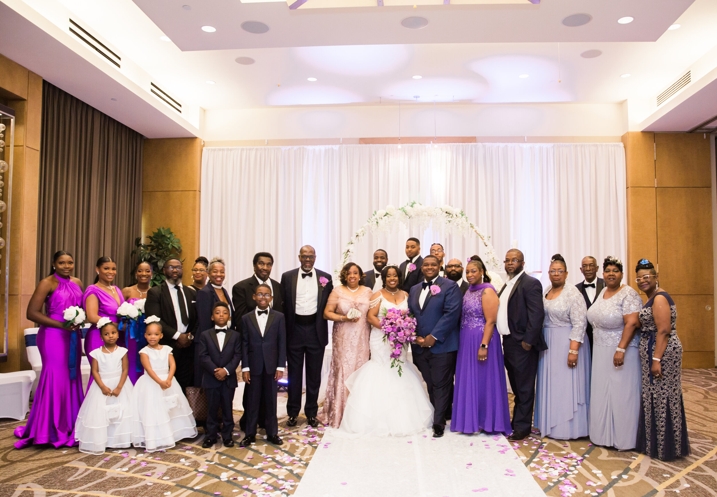 Beautiful Purple Wedding at The Hotel Arundel Preserve Megapixels Media Black Bride in Baltimore Maryland DC Photographers (72 of 133).jpg