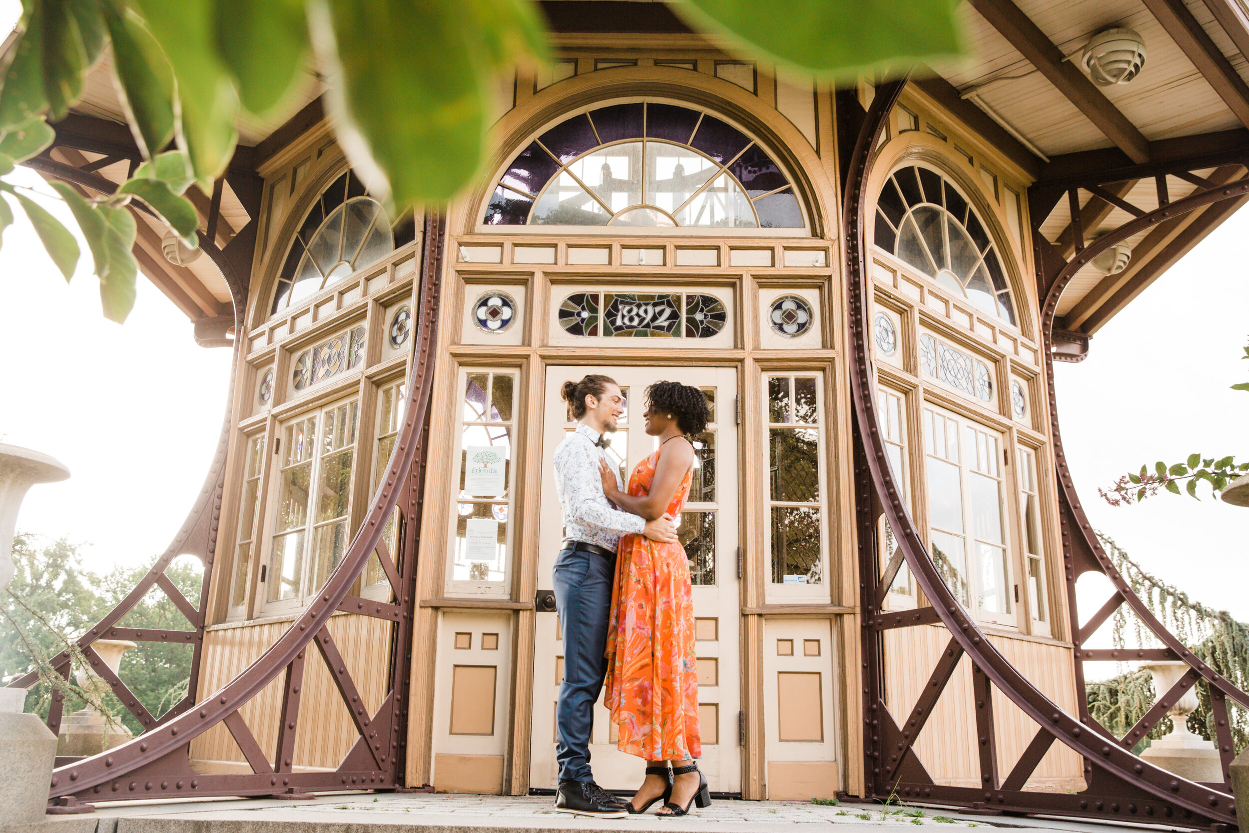 Golden Hour Engagement Session in Baltimore Maryland Patterson Park Pagoda DC Wedding Photographers Megapixels Media Photography and Videography Mixed Couple Multiracial Bride and Groom-2.jpg