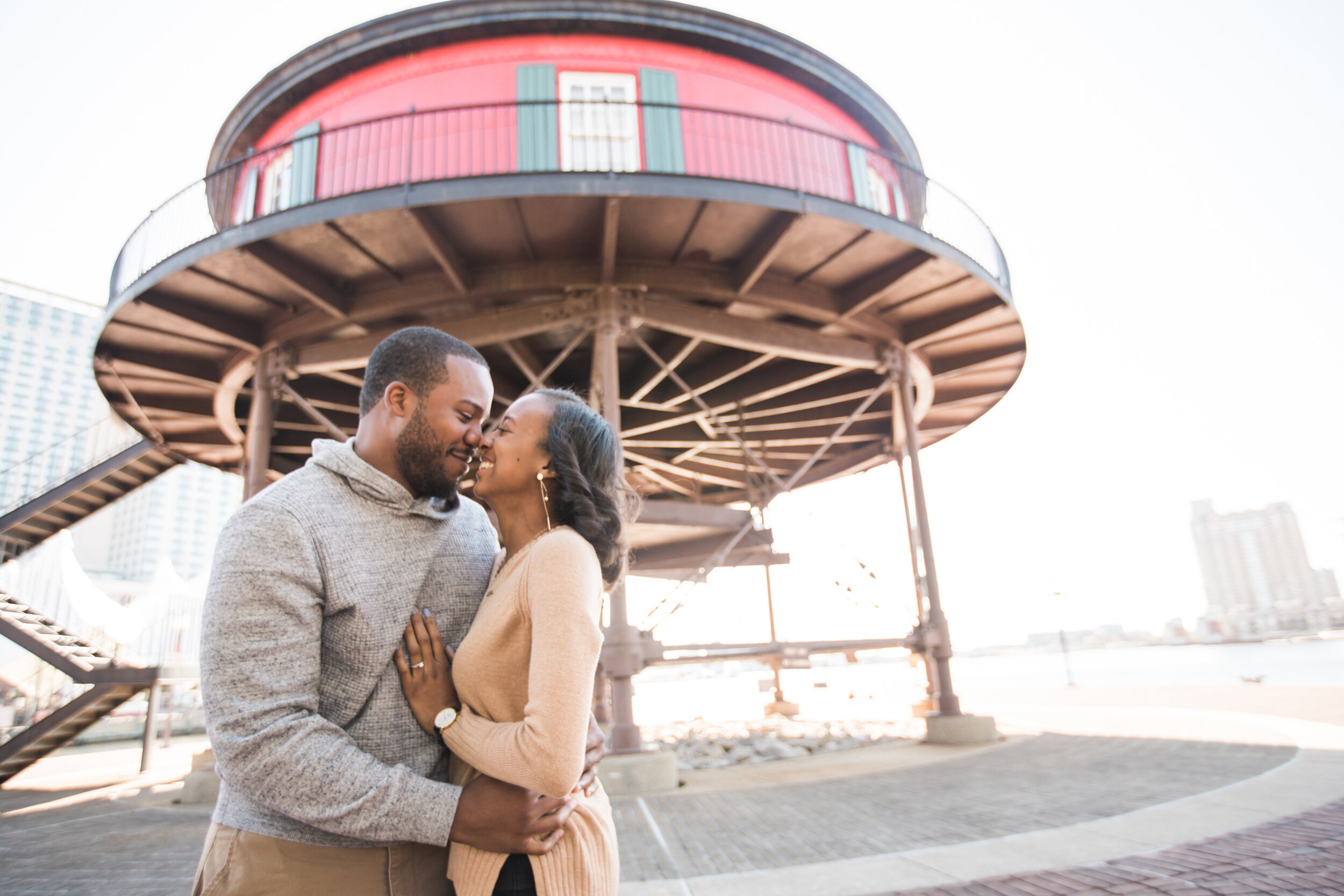 Engagement Session at Pier 5 in Baltimore Maryland shot by Megapixels Media Photography Best Wedding Photographers in Maryland How Long Should Engagement Sessions be-6.jpg