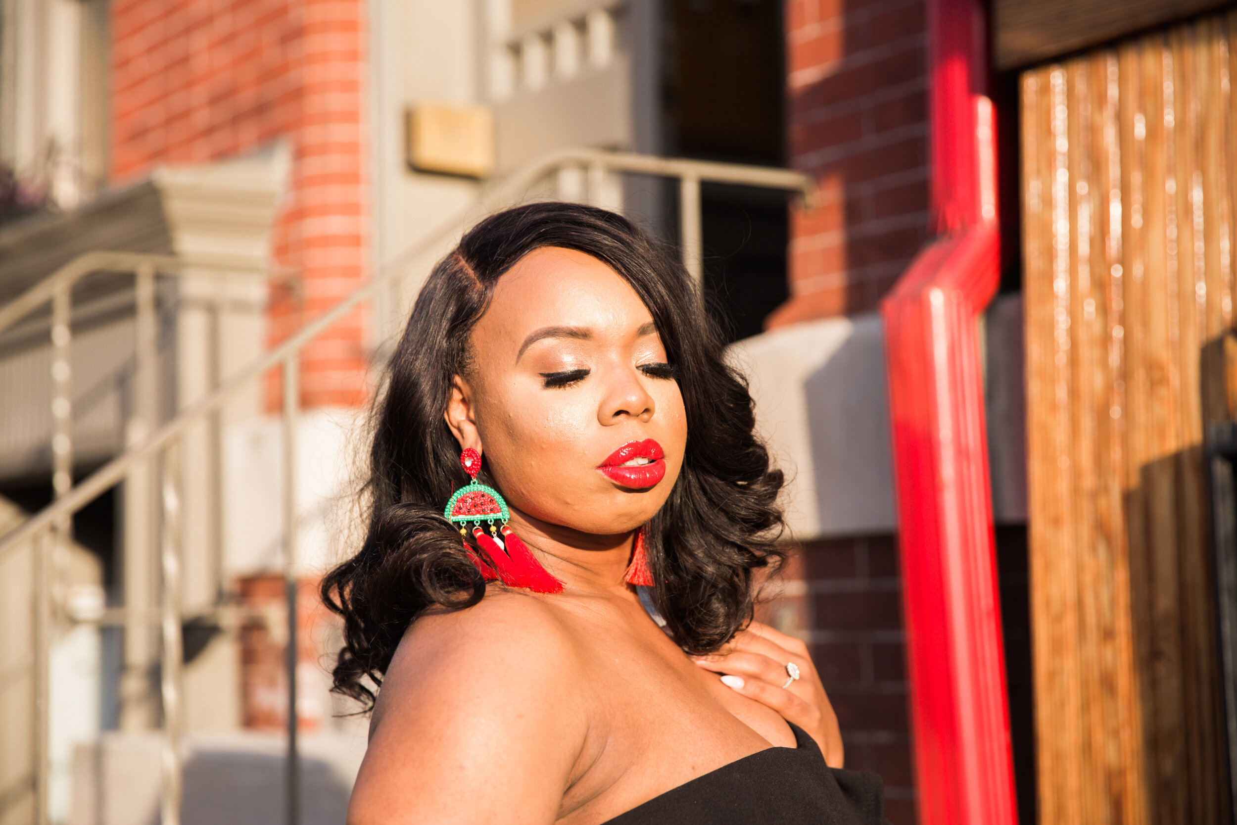 Sexy Black and Red Engagment  Session in Baltimore City Maryland with Best Wedding Photographers Megapixels Media Photography Husband mand Wife Wedding Photographers-13.jpg