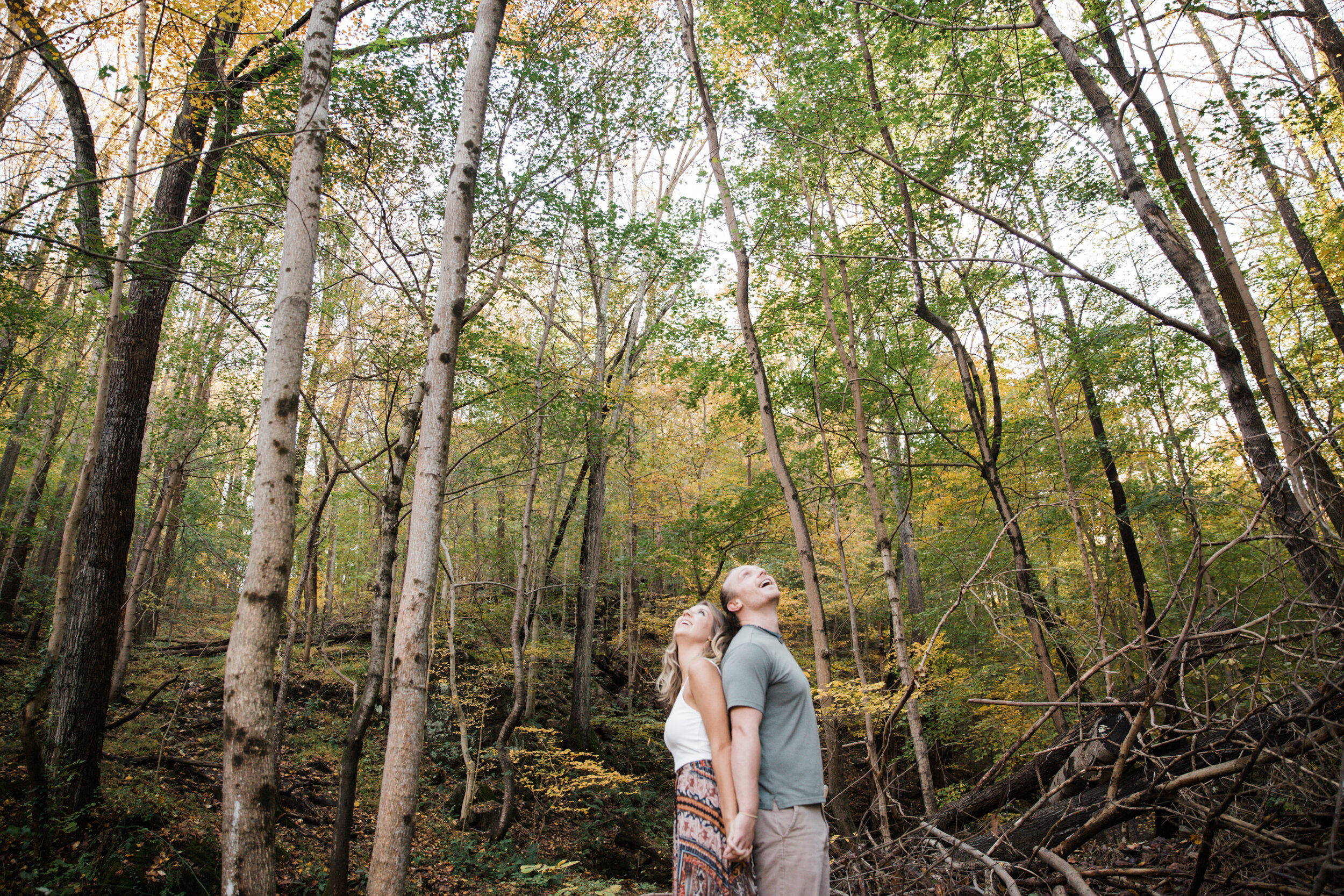 Best Fall Engagement Photos Tips Baltimore Wedding Photographers Megapixels Media Photography Patapsco State Park Engagement Session Swinging Bridge-7.jpg