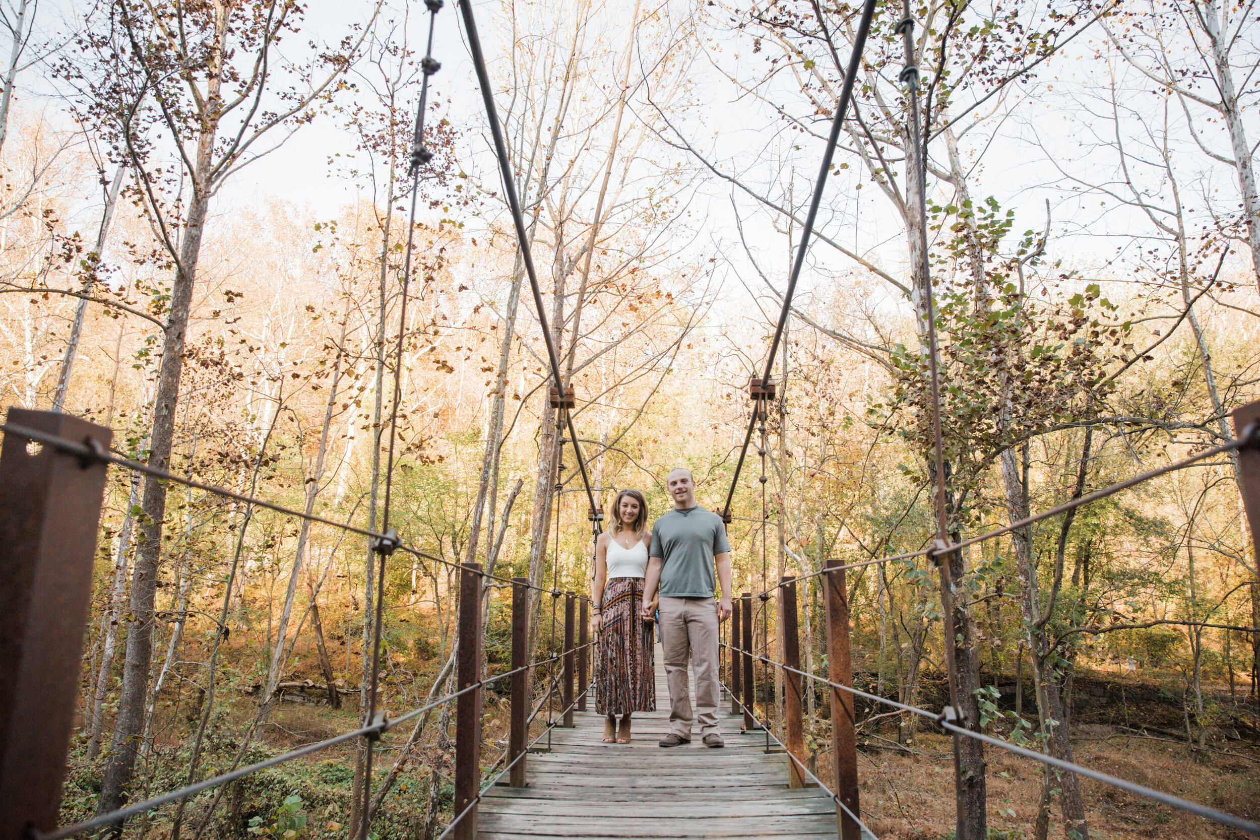 Best Fall Engagement Photos Tips Baltimore Wedding Photographers Megapixels Media Photography Patapsco State Park Engagement Session Swinging Bridge-12.jpg