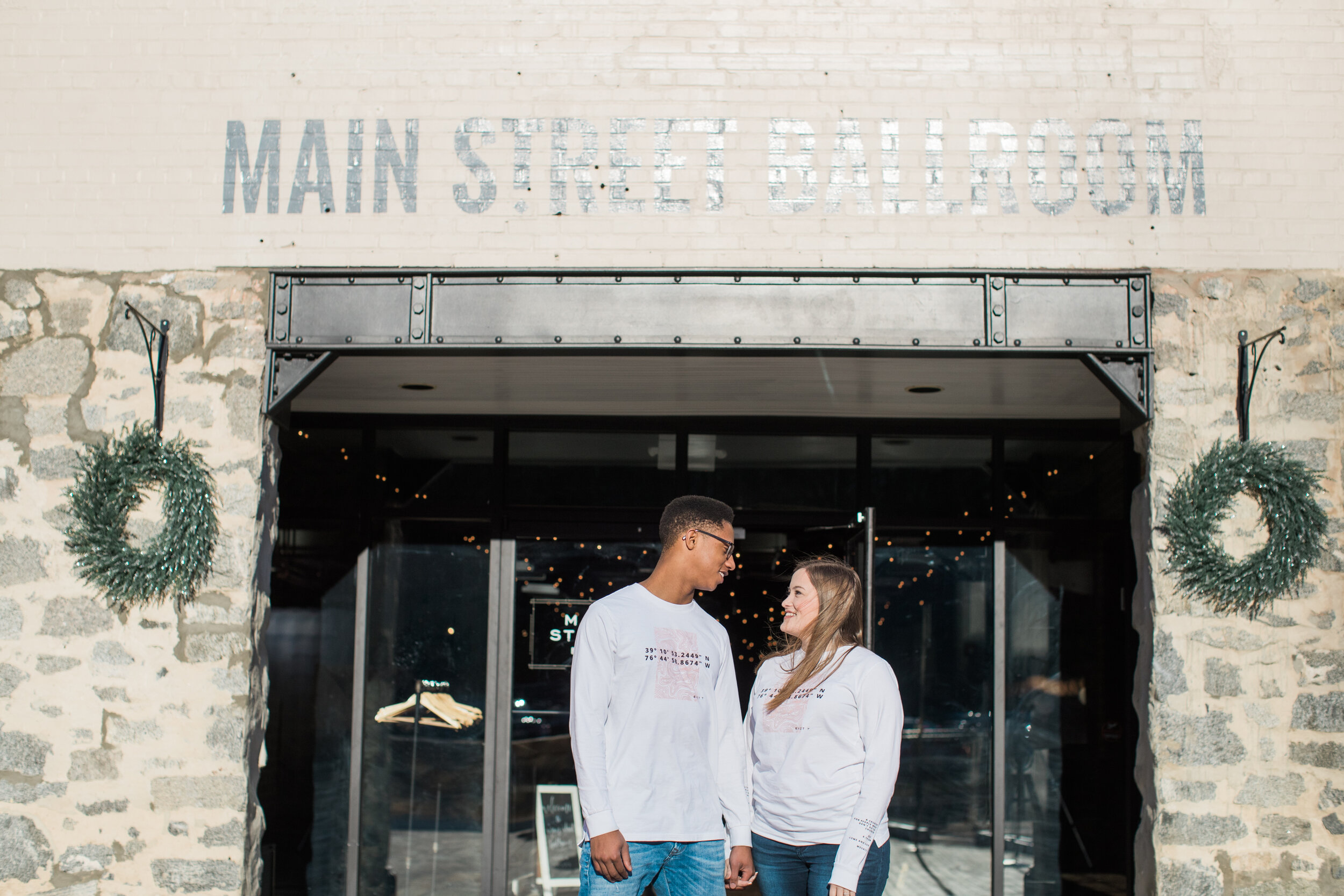 Custom Hand Lettered Signs for Engagement Photos by Signs of Our Lives shot by Megapixels Media Photography Best Baltimore Wedding Photographers Main Street Ballroom-7.jpg