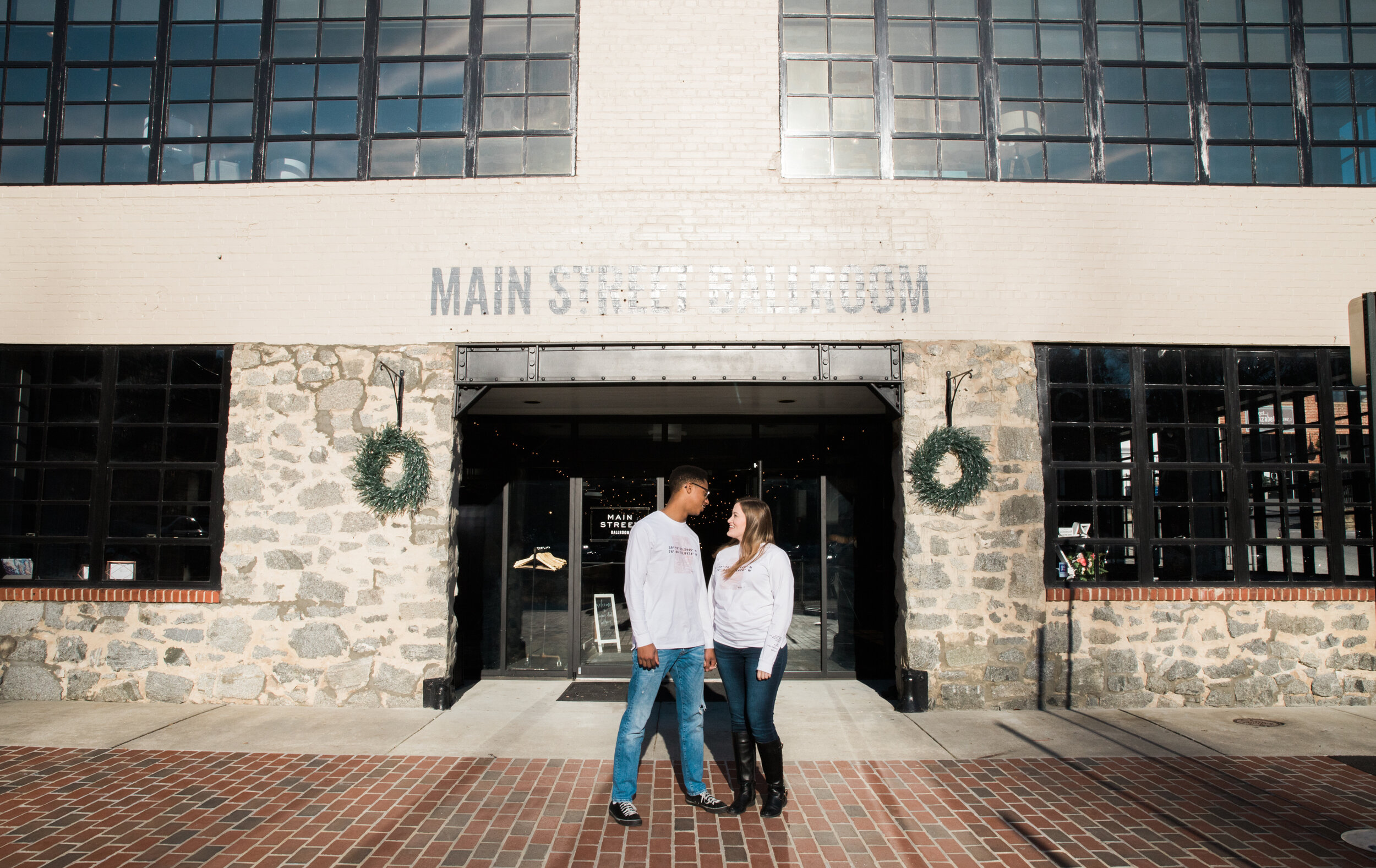 Custom Hand Lettered Signs for Engagement Photos by Signs of Our Lives shot by Megapixels Media Photography Best Baltimore Wedding Photographers Main Street Ballroom-8.jpg