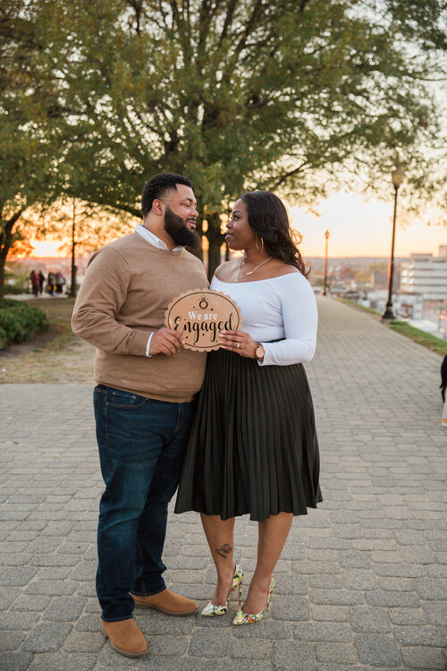 Sunset Engagement Session At Federal Hill In Baltimore | Maryland Wedding  Photographers — Megapixels Media | Best Baltimore Wedding Photographers In  Maryland