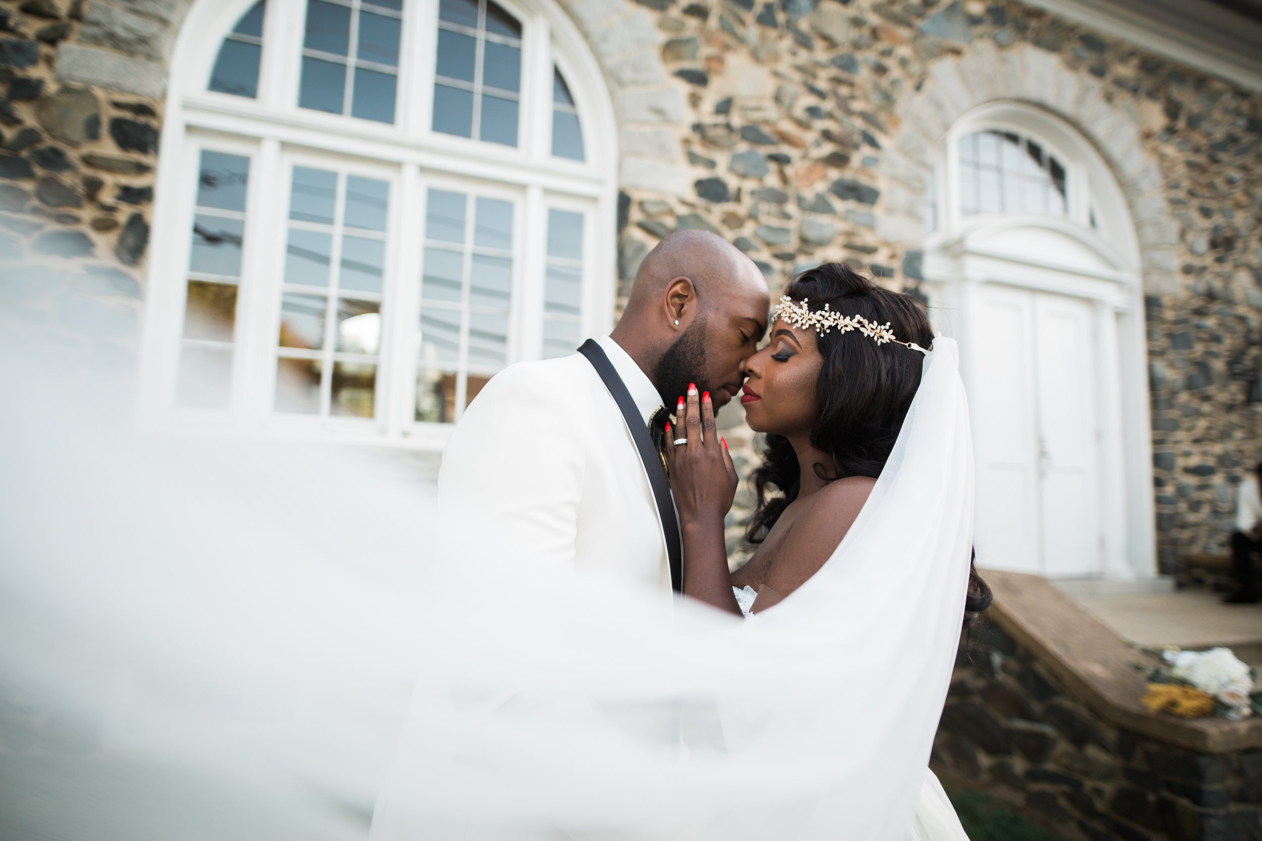Beautiful Black Bride in Baltimore Maryland DC Wedding Photography Baldwin Hall Megapixels Media.jpg