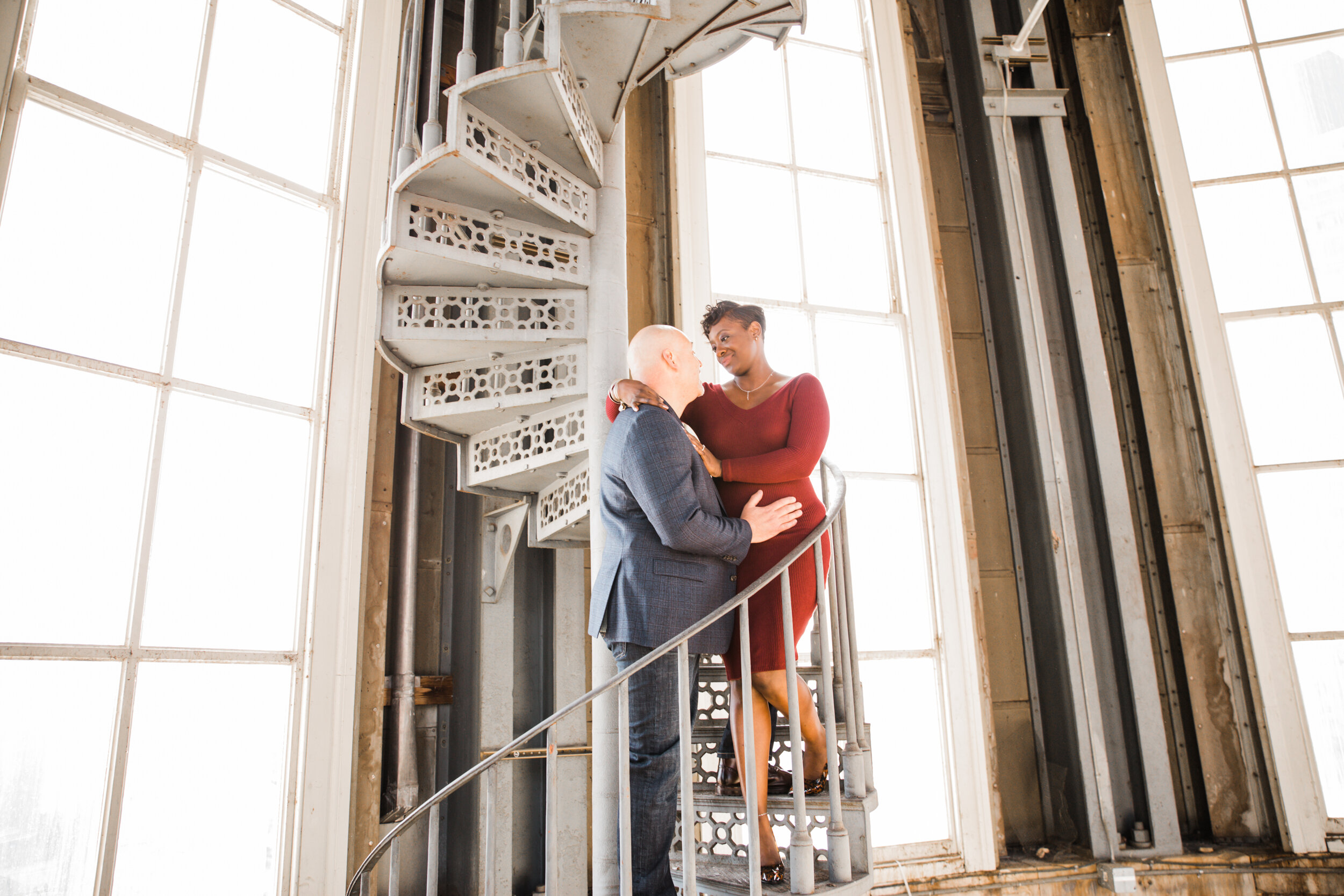 Beautiful Engagement Session at Baltimore City Hall by Baltimores Best Wedding Photographers Megapixels Media Black Wedding Photographers-15.jpg