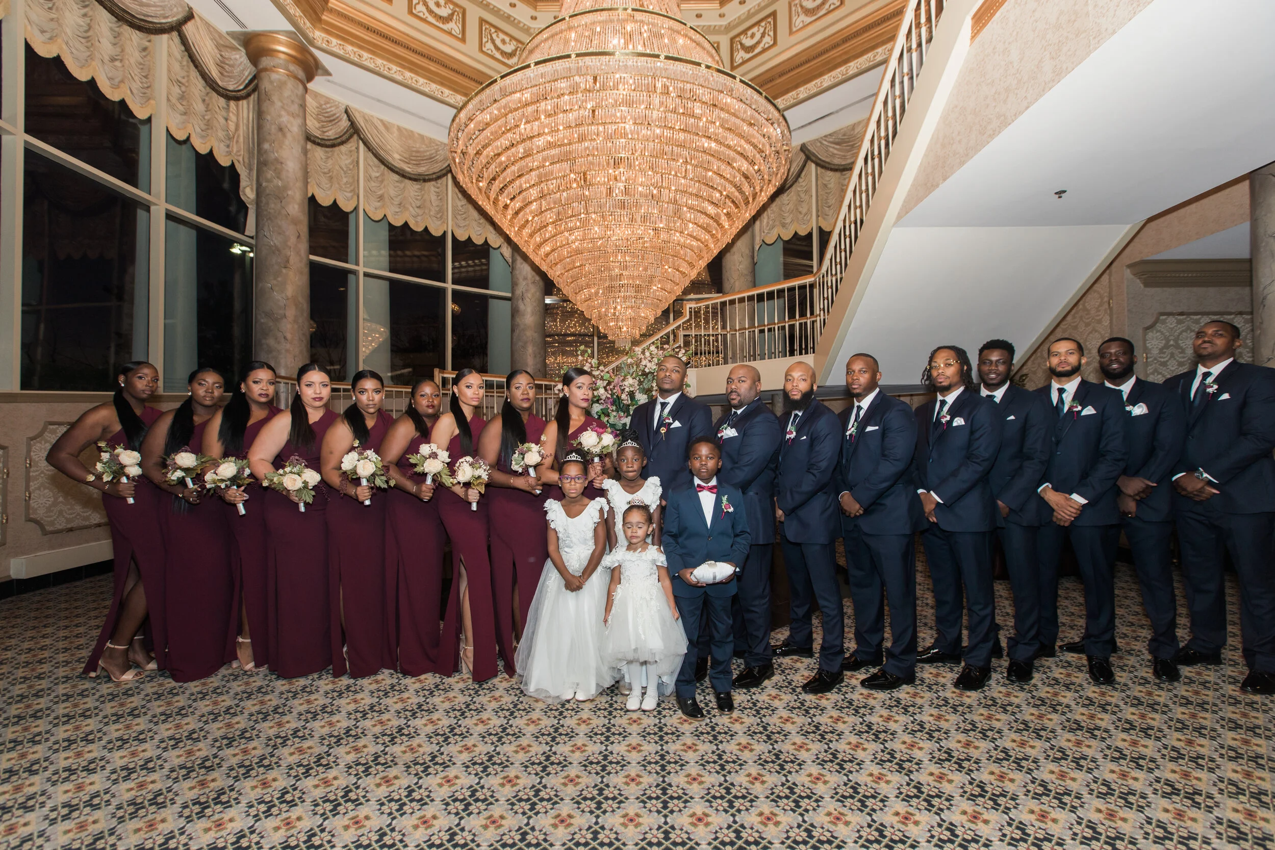 Big Royal Wedding at Martin's West in Baltimore, Maryland Black