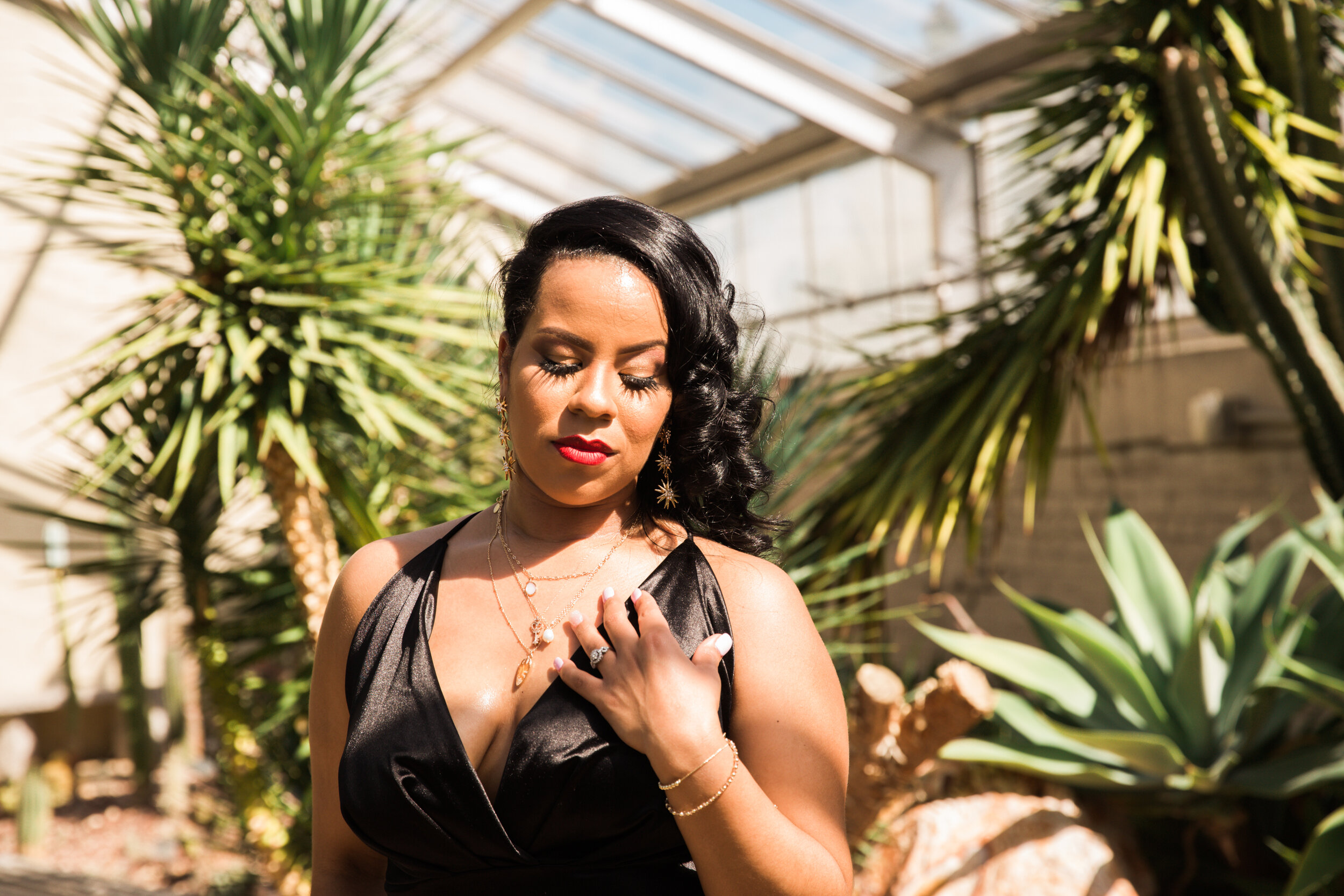 Best Wedding Photographers in Baltimore Free Engagement Session Maryland Megapixels Media Photography Rawlings Conservatory Engagement Photos Black Dress Black Couple in Love-9.jpg