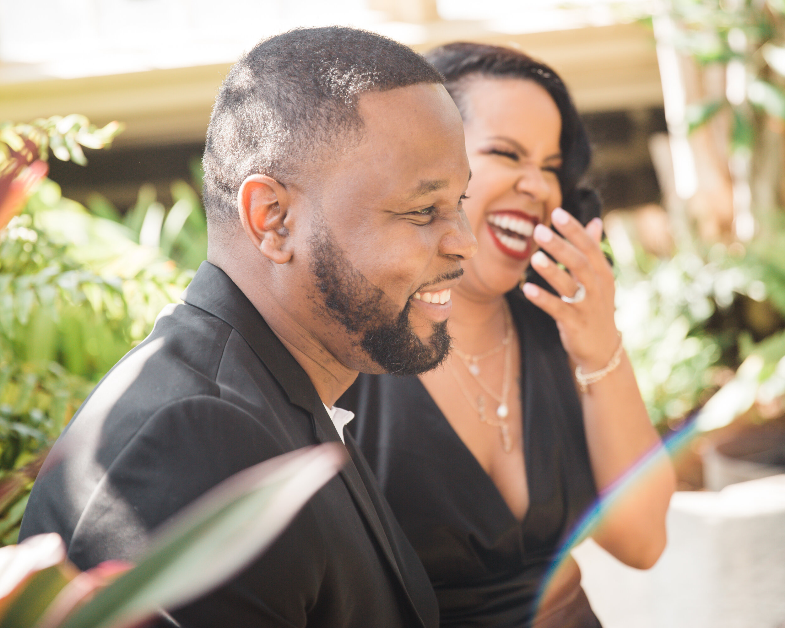 Best Wedding Photographers in Baltimore Free Engagement Session Maryland Megapixels Media Photography Rawlings Conservatory Engagement Photos Black Dress Black Couple in Love-26.jpg